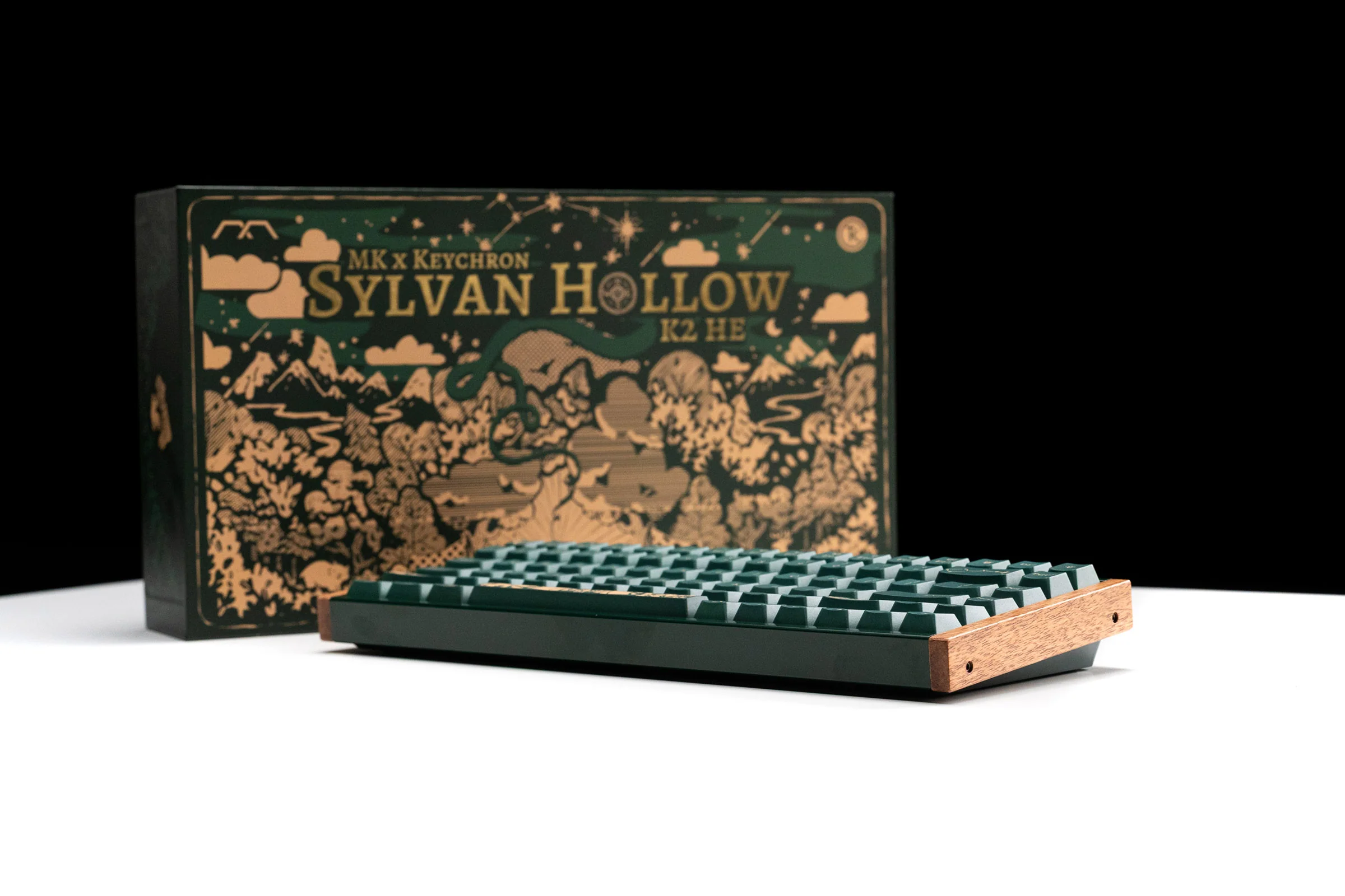 MK x Keychron K2 HE Special Edition Sylvan Hollow 75% Wood Wireless Keyboard - Image 12