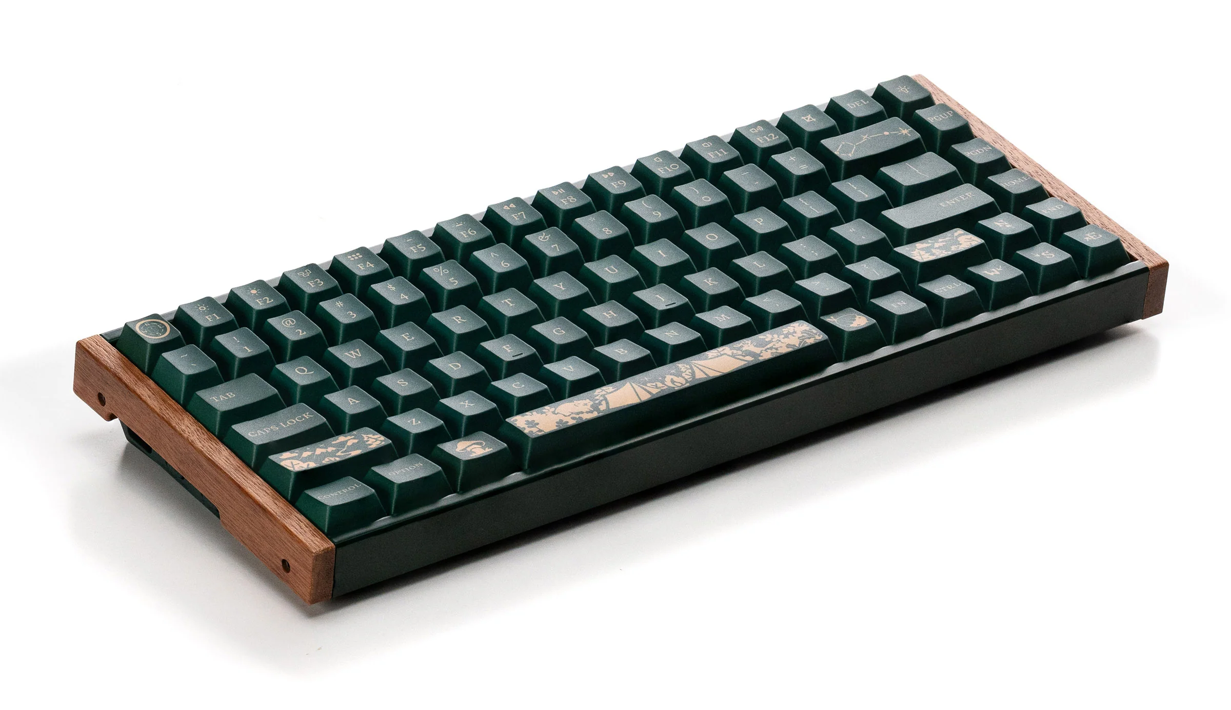 MK x Keychron K2 HE Special Edition Sylvan Hollow 75% Wood Wireless Keyboard - Image 2