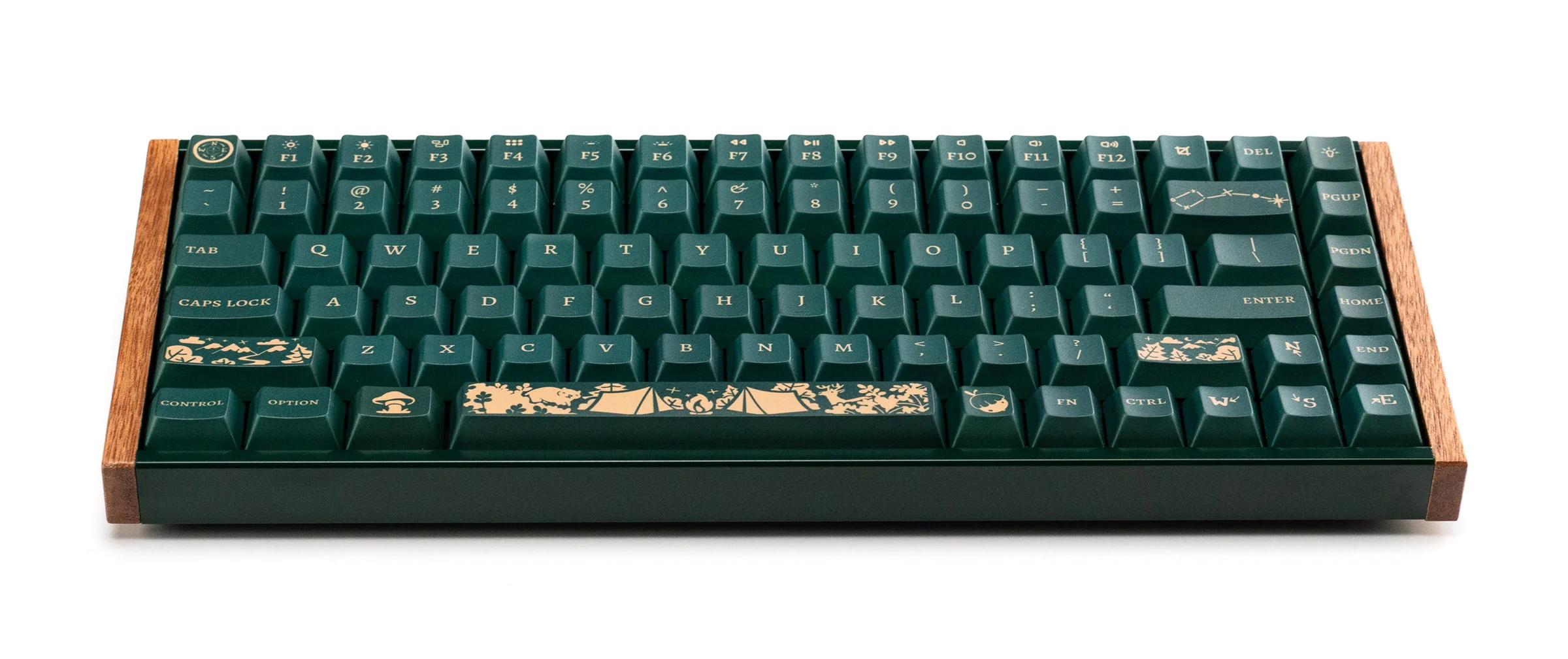 MK x Keychron K2 HE Special Edition Sylvan Hollow 75% Wood Wireless Keyboard - Image 4