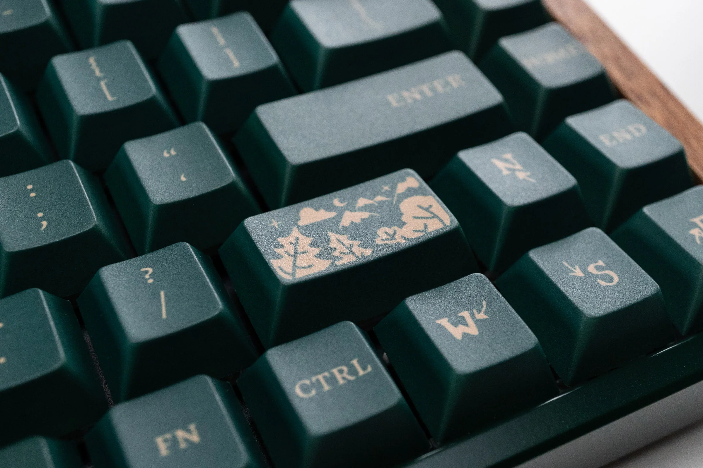 MK x Keychron K2 HE Special Edition Sylvan Hollow 75% Wood Wireless Keyboard - Image 6