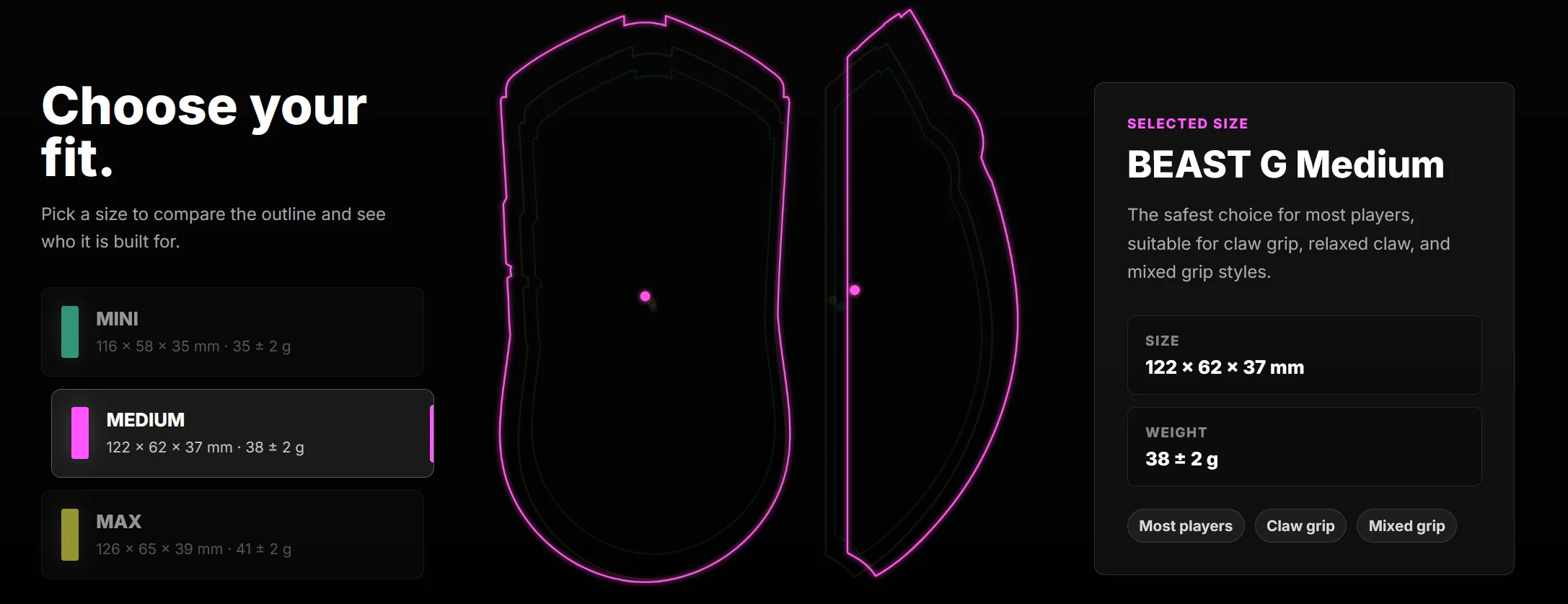 MK x WLMOUSE Beast G M Wireless 8K Mouse - Image 8