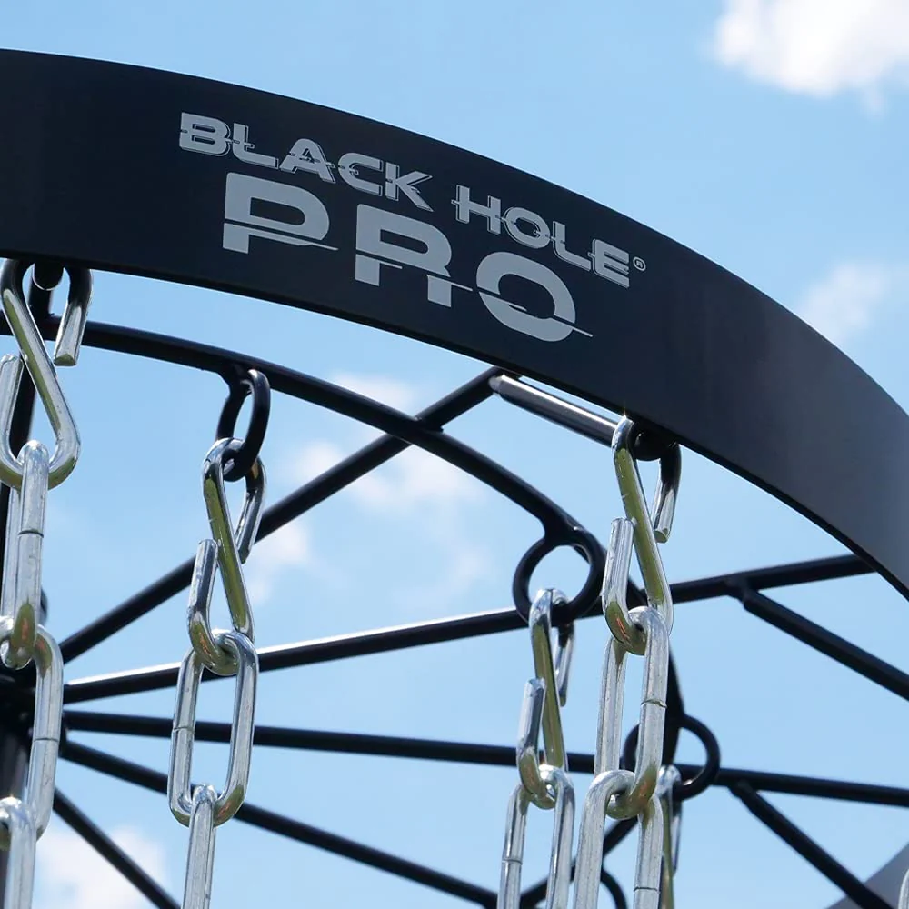 MVP Disc Sports Black Hole Pro 24-Chain Disc Golf Basket Target - Image 4