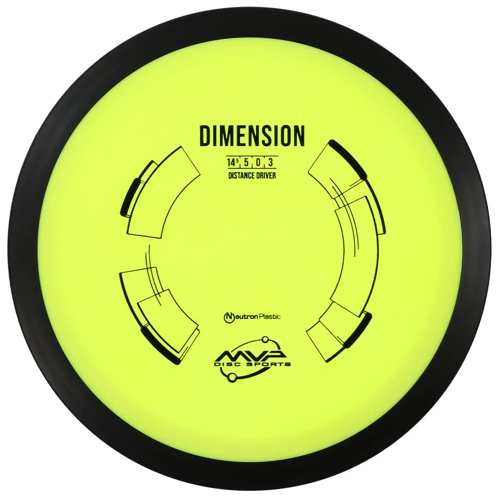 MVP Disc Sports Neutron Dimension Disc Golf Distance Driver (Colors May Vary)