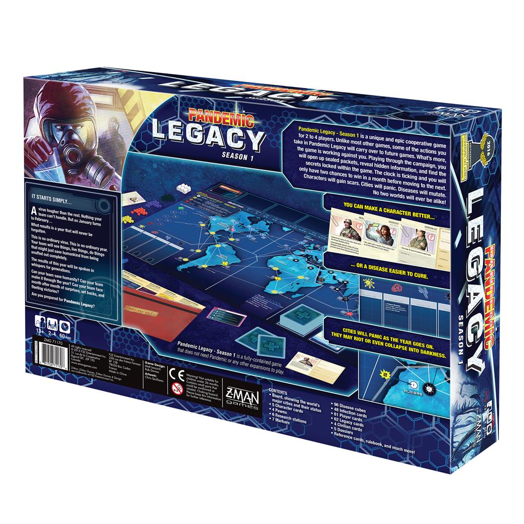 Pandemic: Legacy Season 1 (Blue Edition) - Image 2