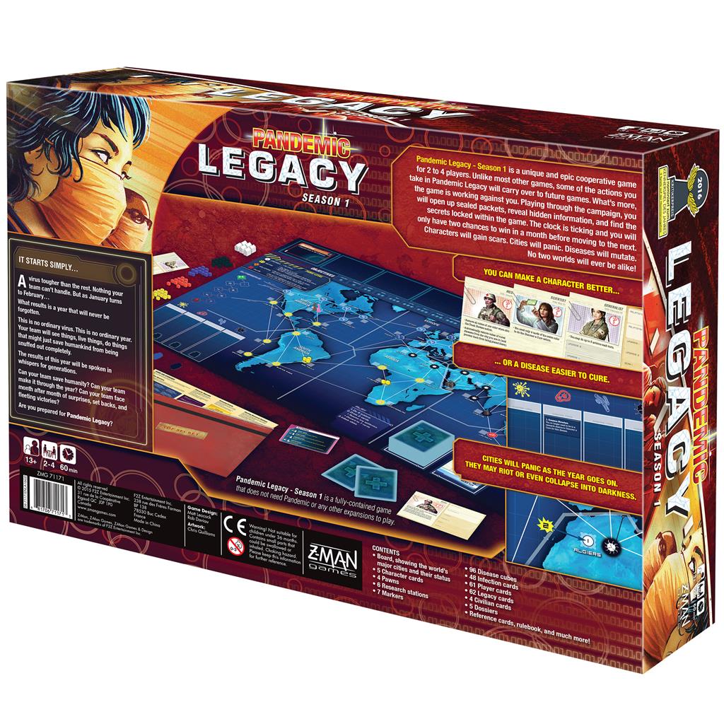 Pandemic: Legacy Season 1 (Red Edition) - Image 2
