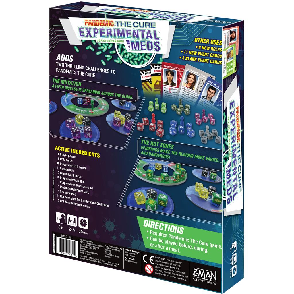 Pandemic: The Cure - Experimental Meds - Image 2