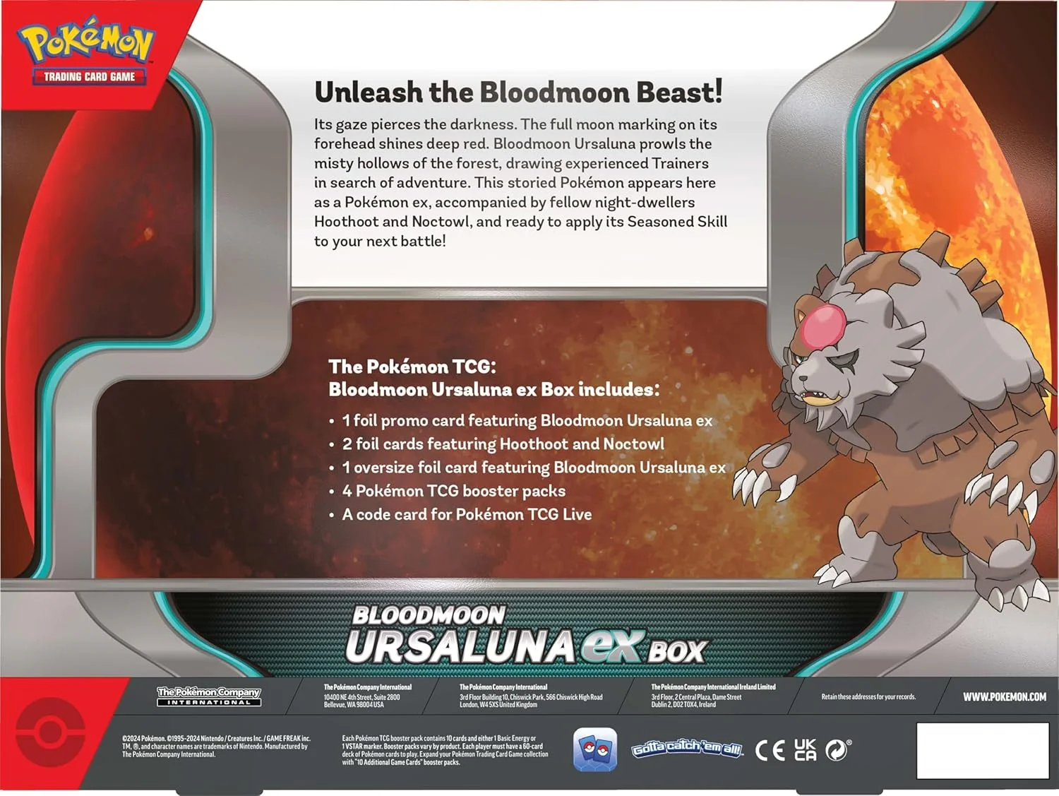 Pokemon Bloodmoon Ursaluna ex Box - Image 2