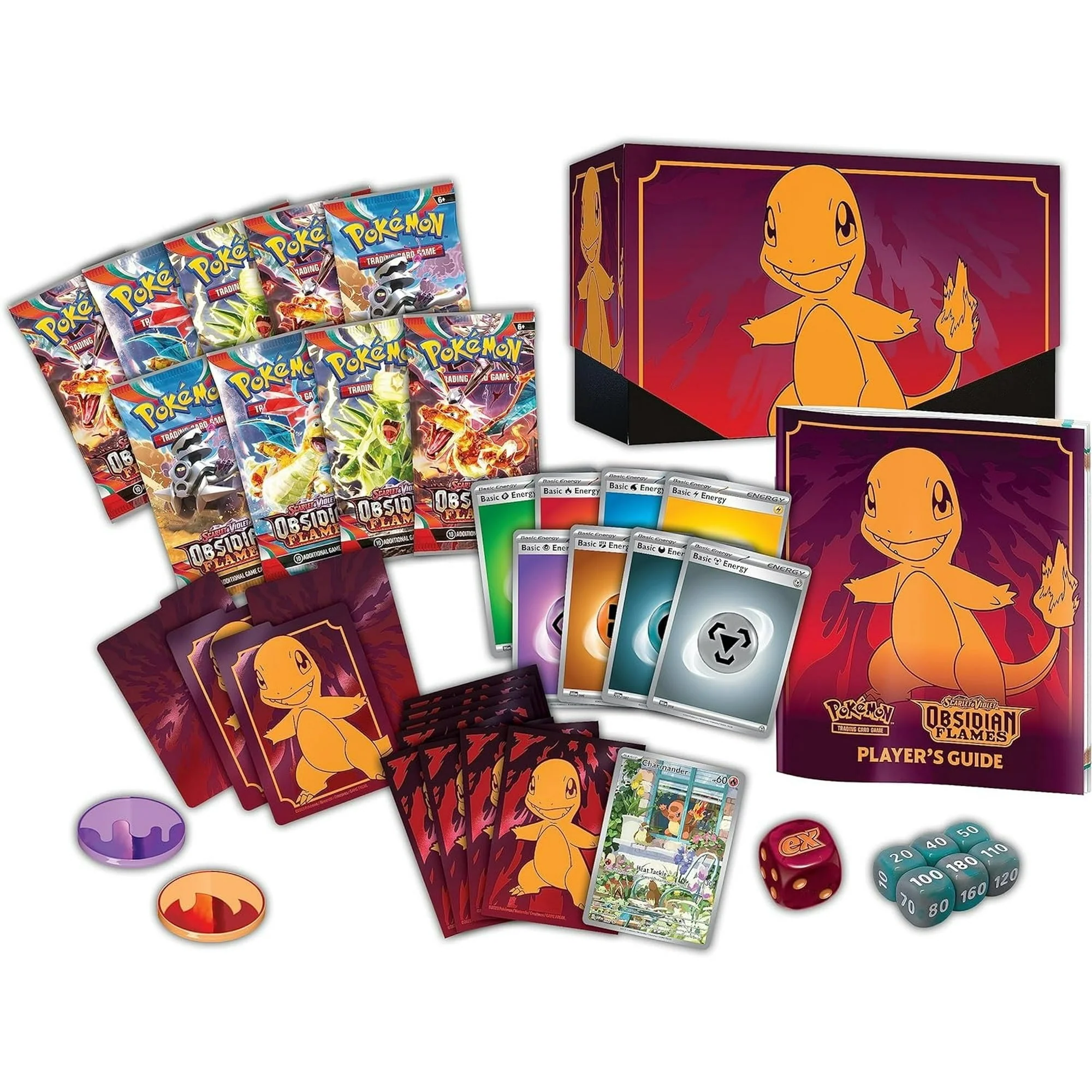 Pokemon Scarlet and Violet Obsidian Flames Elite Trainer Box - Image 3