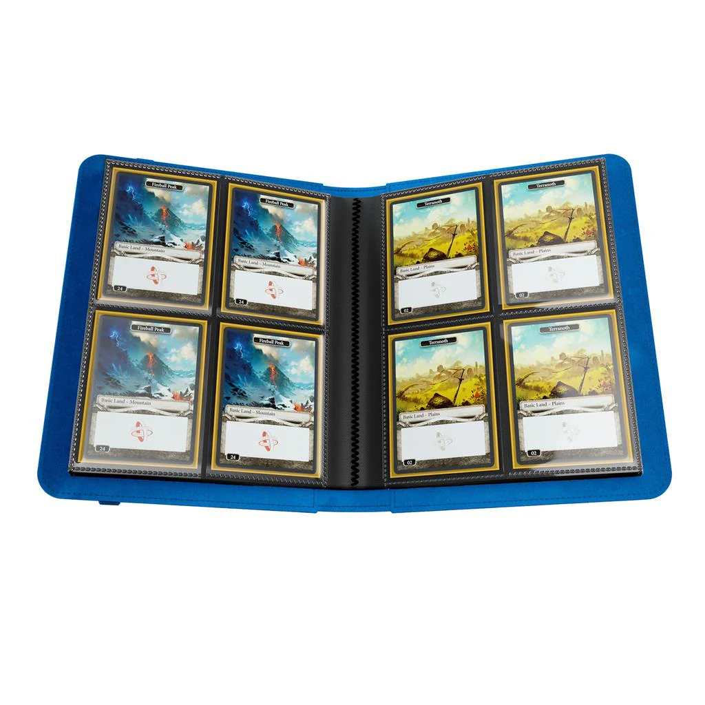 Prime Album 8-Pocket Card Binder Blue - Image 4