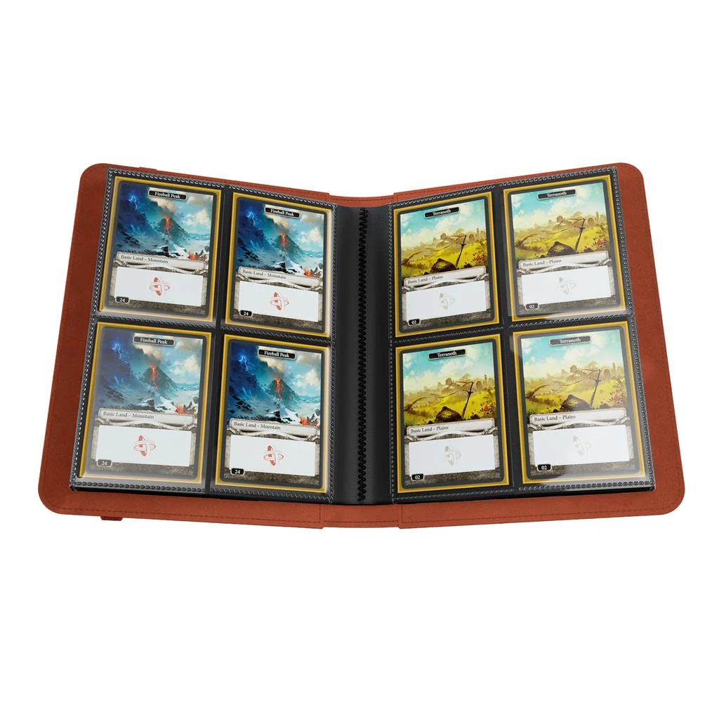 Prime Album 8-Pocket Card Binder Red - Image 4