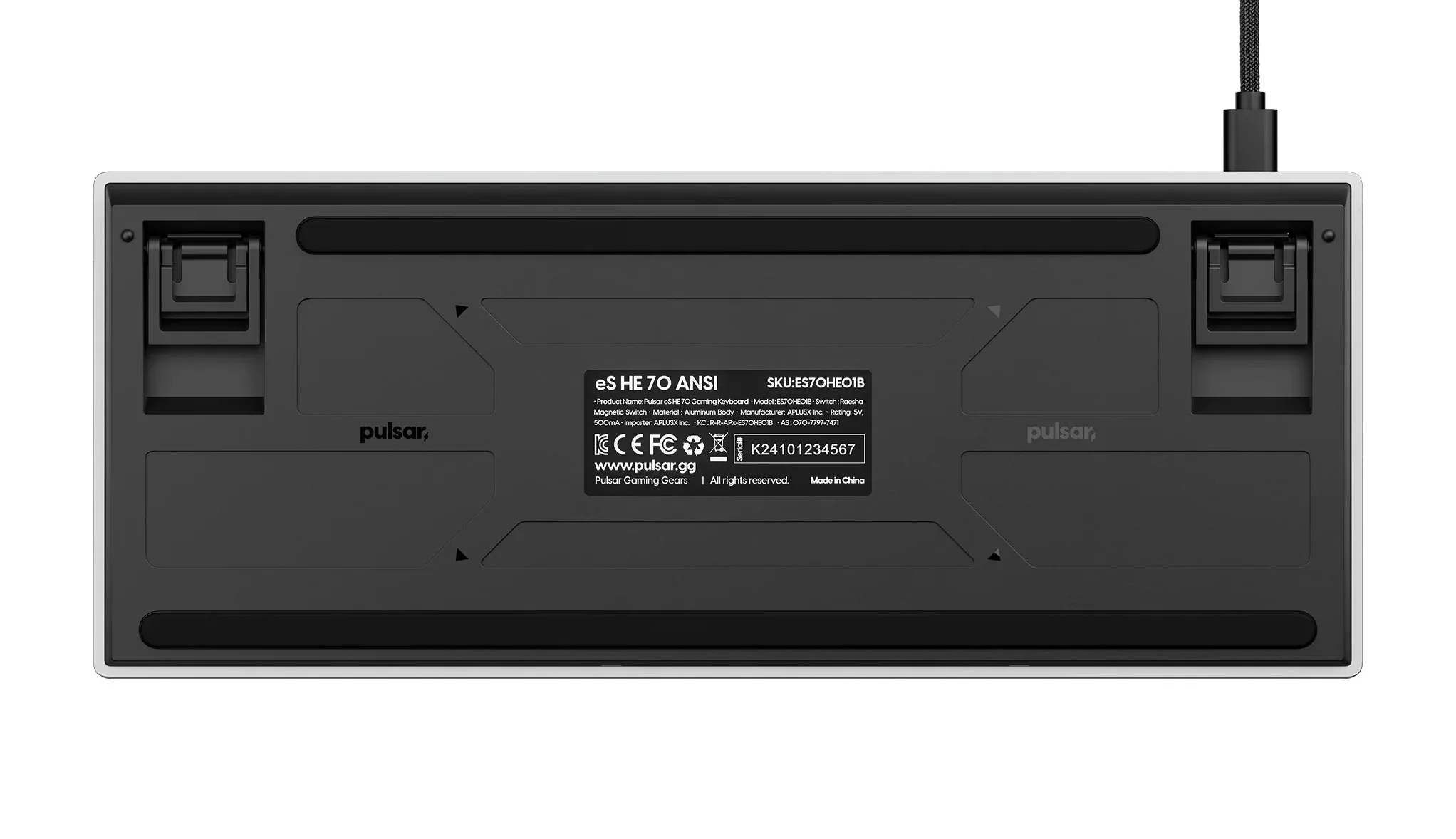 Pulsar eS HE 70 Aluminum Keyboard - Image 5