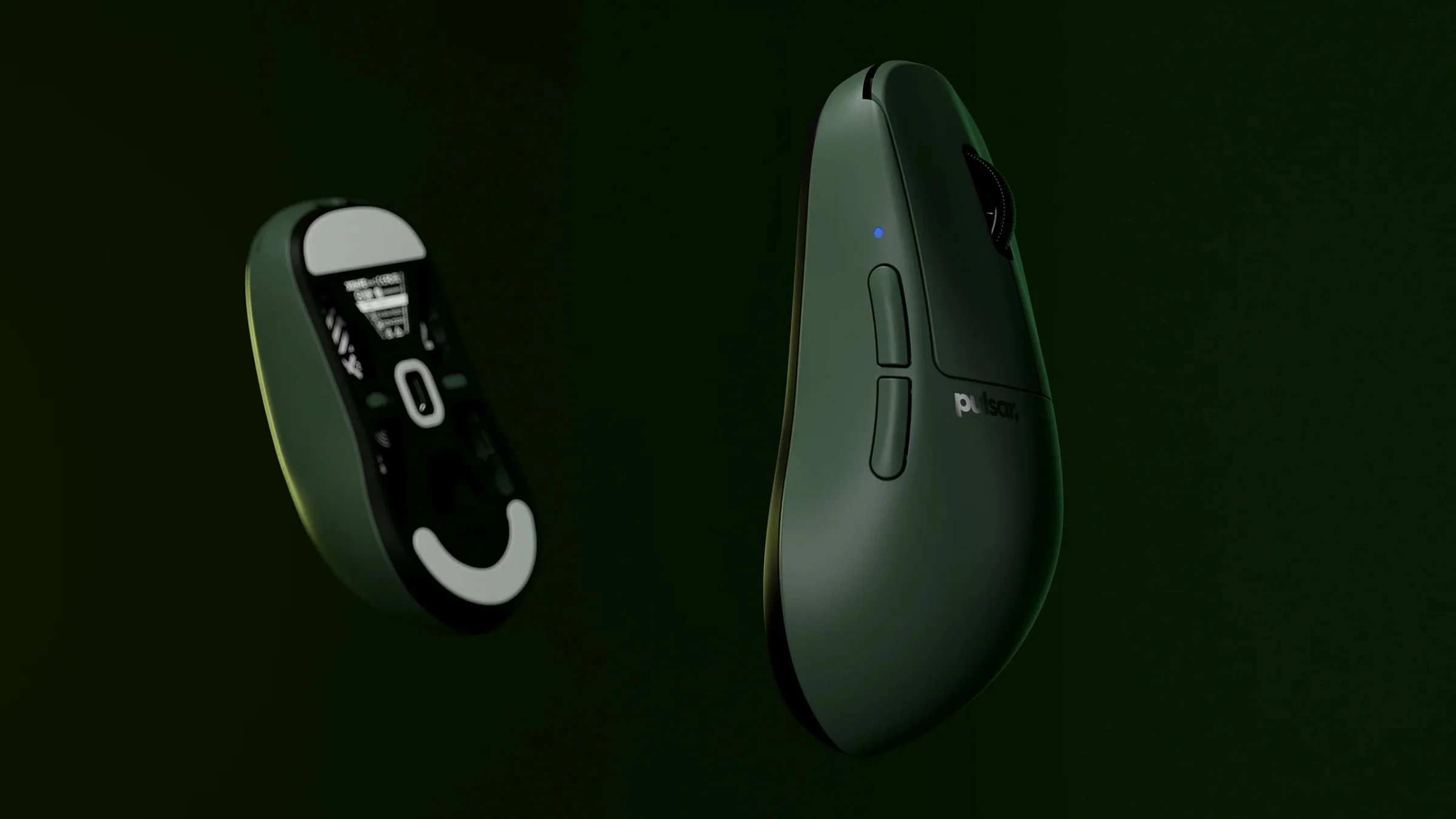 Pulsar X2H Founder's Edition Green 1K / 4K Wireless Mouse - Image 10