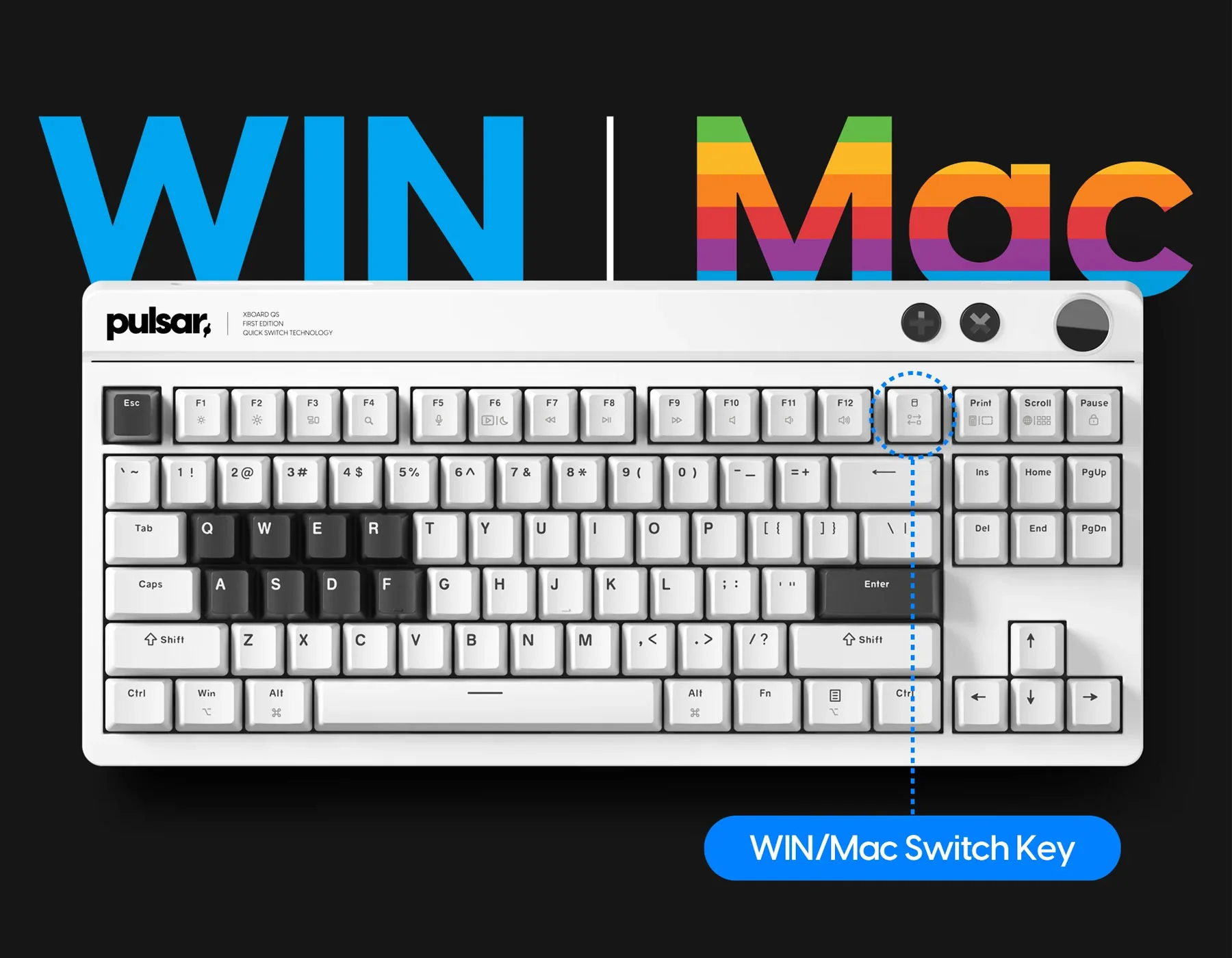 Pulsar Xboard QS Aluminum TKL Hotswap RGB Mechanical Keyboard - Image 6