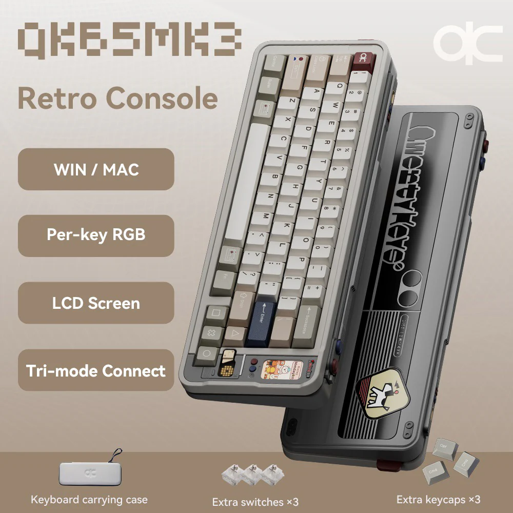 Qwertykeys QK65 Mk3 CNC Prebuilt Aluminum Keyboard - Image 11