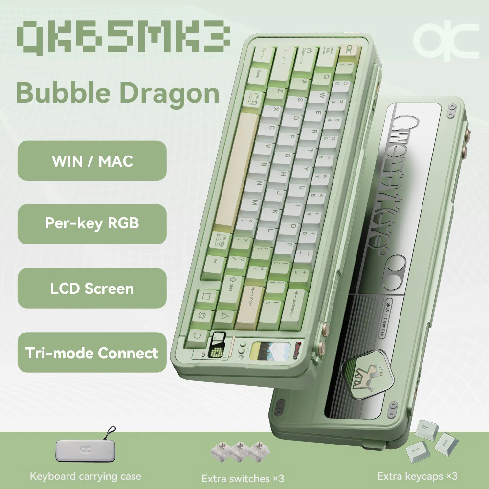 Qwertykeys QK65 Mk3 CNC Prebuilt Aluminum Keyboard - Image 17