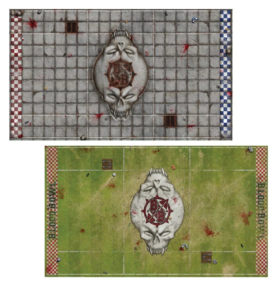 Blood Bowl Sevens Pitch Double-sided Pitch & Dugouts - Image 2
