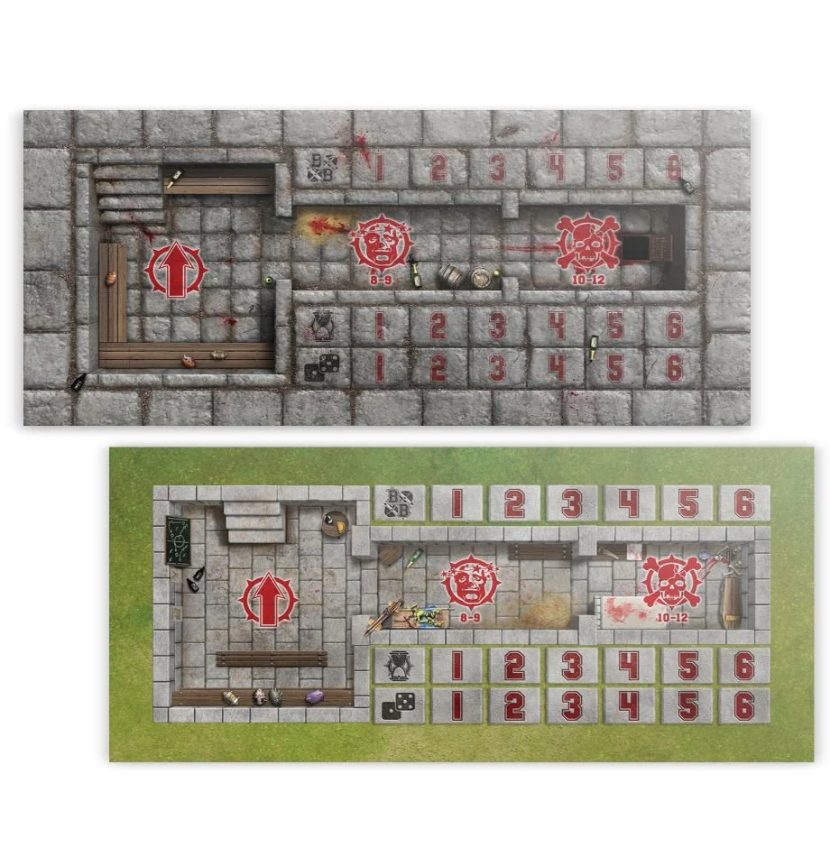 Blood Bowl Sevens Pitch Double-sided Pitch & Dugouts - Image 3