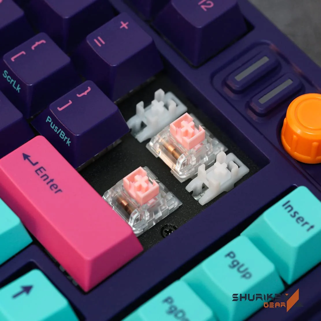 Shurikey Saizo 003 75% Bluetooth 5.0 White LED Double Shot ABS EC Mechanical Keyboard - Image 4