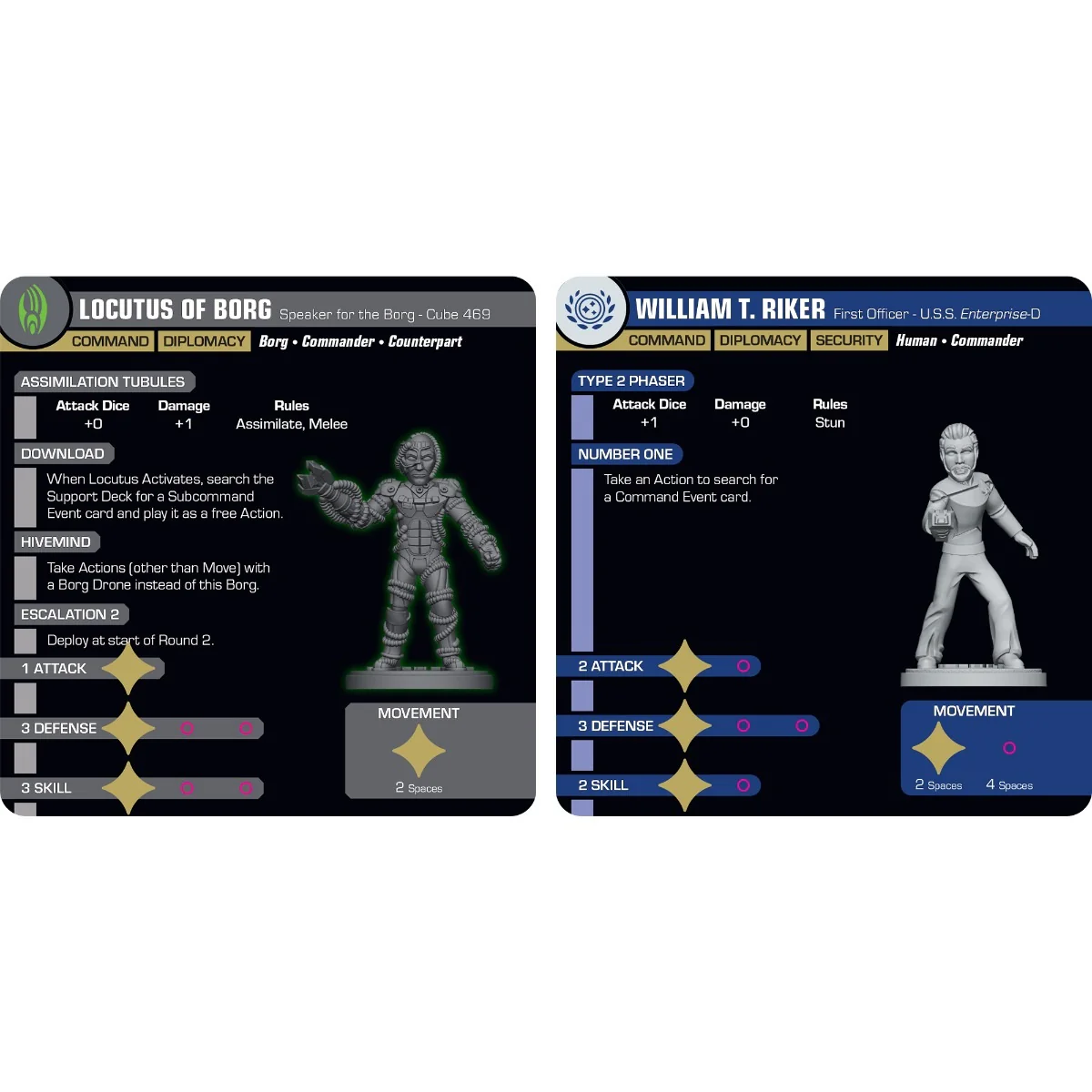 Star Trek Away Missions Battle of Wolf 359 Core Set Federation Versus The Borg - Image 4