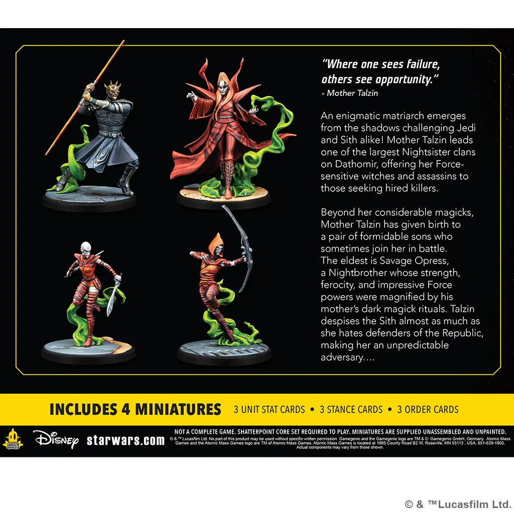 Star Wars : Shatterpoint - Witches of Dathomir: Mother Talzin Squad Pack - Image 2