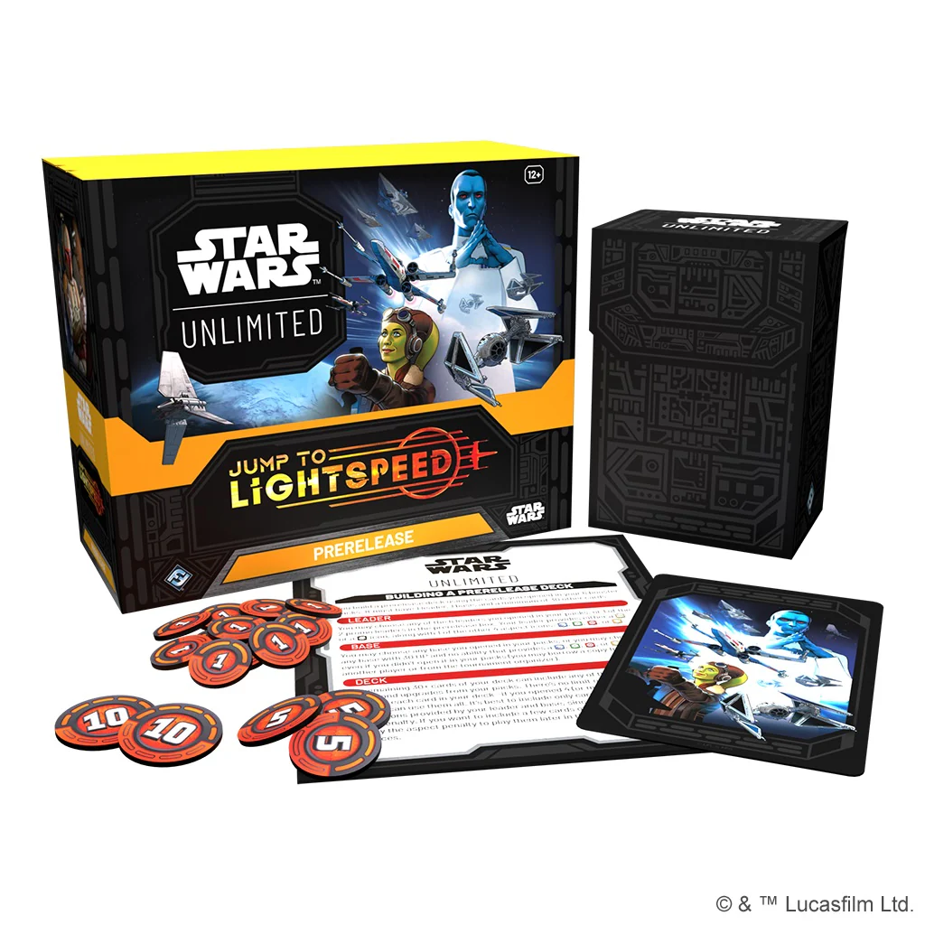 Star Wars Unlimited Jump to Lightspeed Prerelease Box