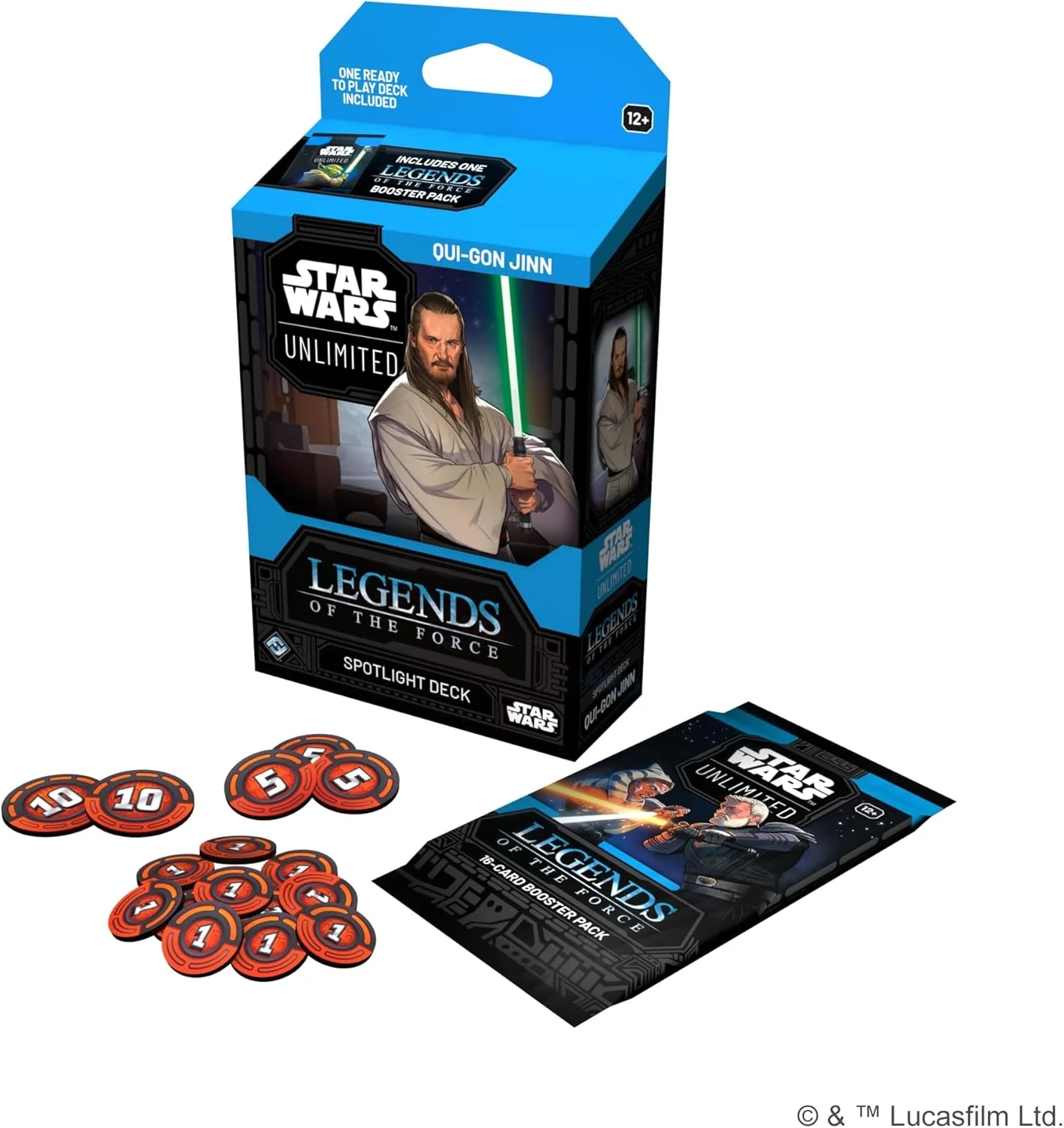 Star Wars Unlimited Legends of the Force Spotlight Deck Qui-Gon Jinn - Image 3