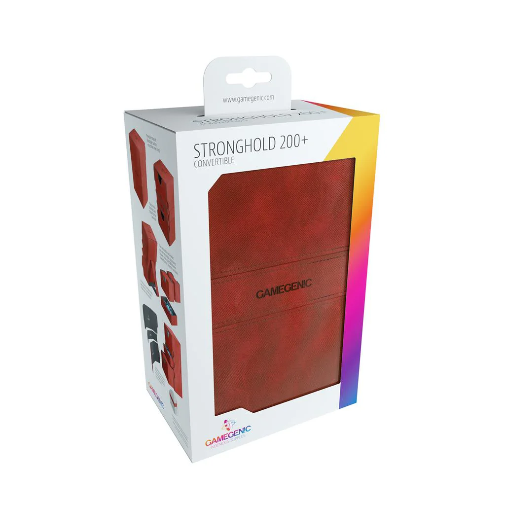 Stronghold Deck Box 200plus Red - Image 5