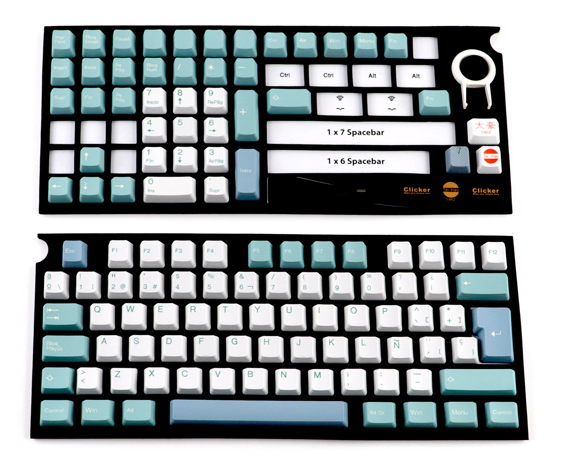 Tai-Hao Hygge Spanish ISO 116 Key OEM Profile PBT Double Shot Keycap Set - Image 3