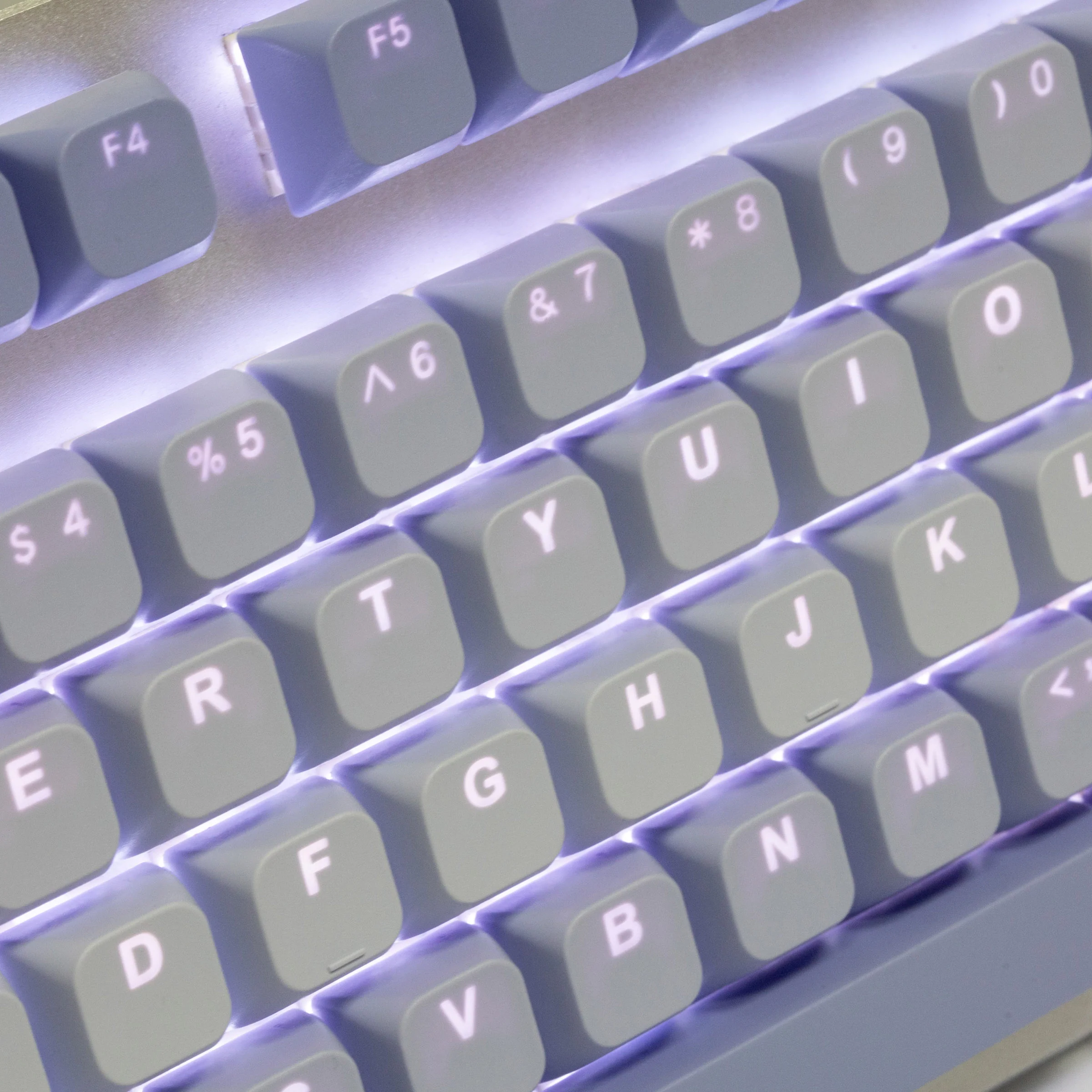 Tai-Hao Aurora Wave Purple Backlit 171 Key BOBO Profile Double Shot ABS Keycap Set - Image 4