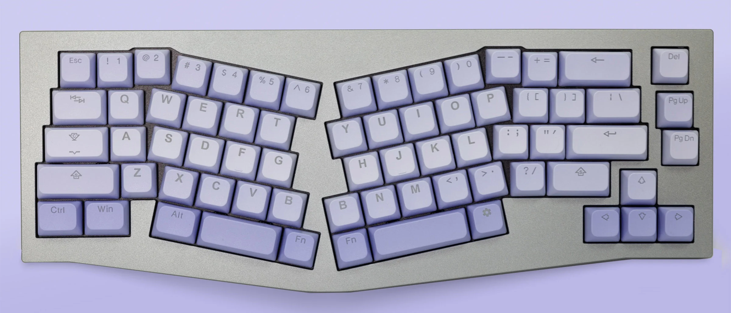 Tai-Hao Aurora Wave Purple Backlit 171 Key BOBO Profile Double Shot ABS Keycap Set - Image 8