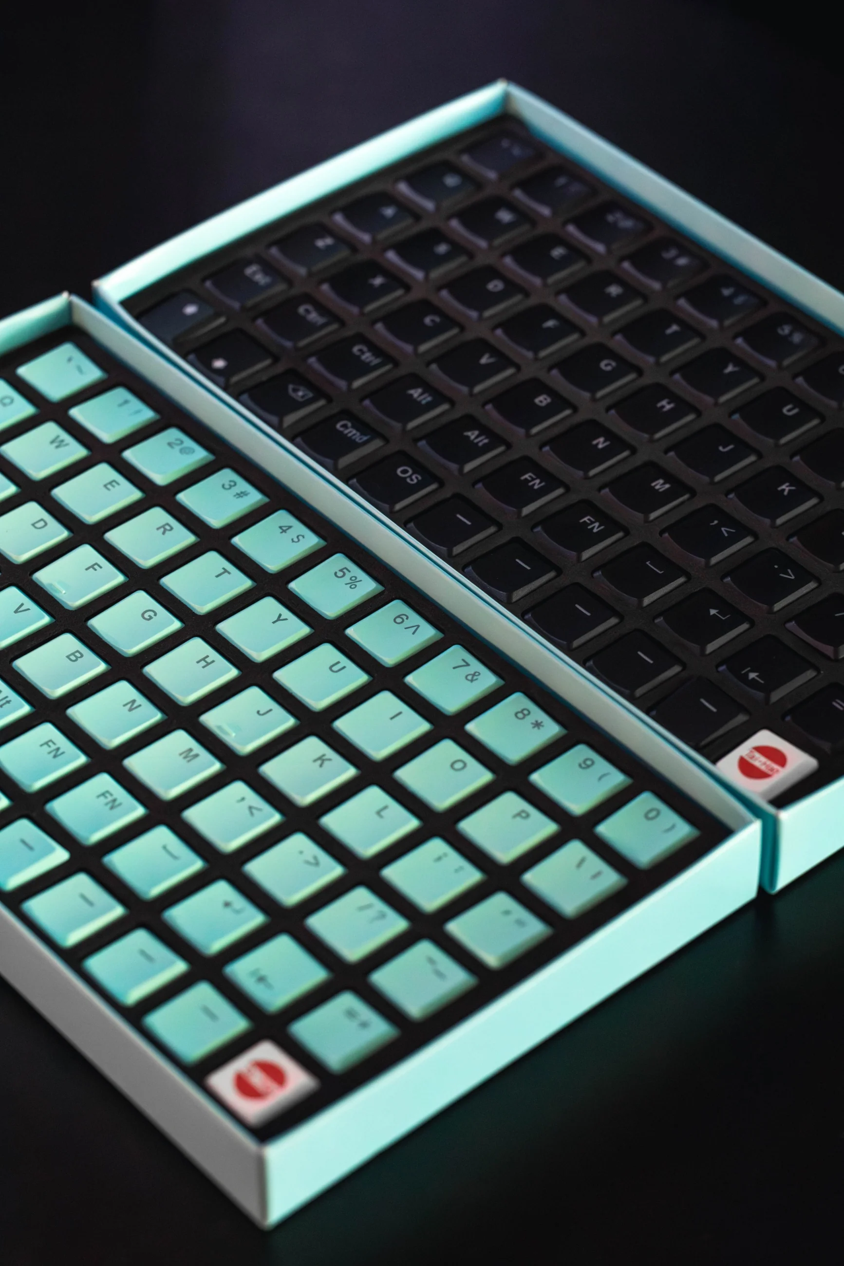 Tai-Hao Black THT Backlit 65 Key Double Shot PBT Low Profile Keycap Set - Image 8