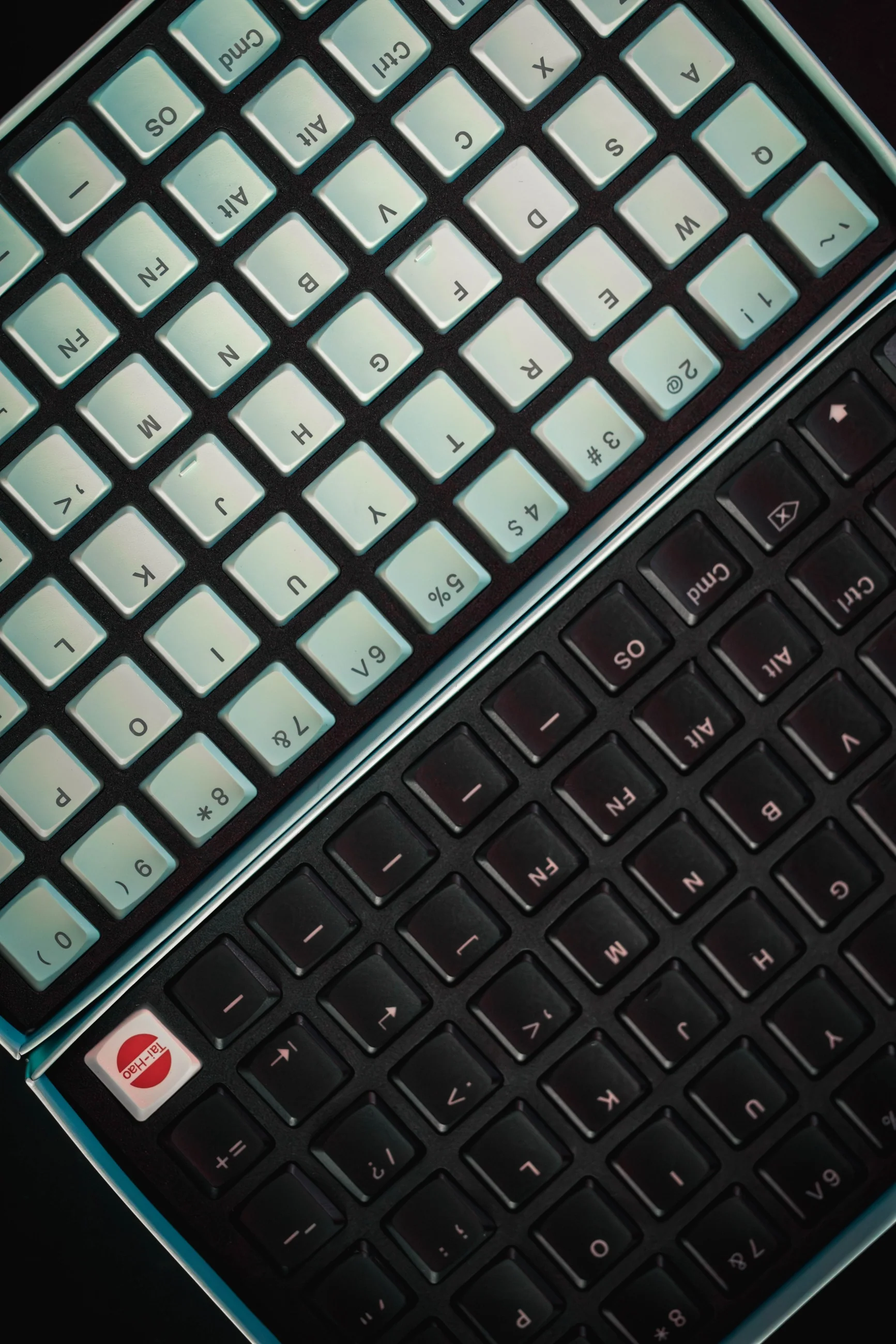 Tai-Hao Black THT Backlit 65 Key Double Shot PBT Low Profile Keycap Set - Image 9