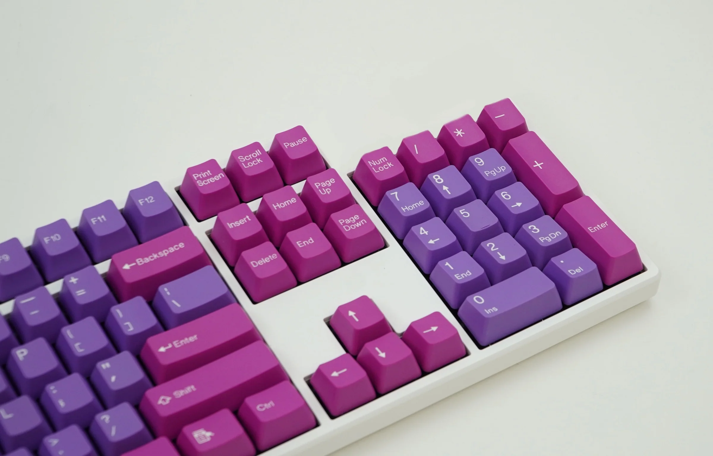 Tai-Hao Purple / Pink 115 Key OEM Profile Double Shot ABS Keycap Set - Image 3