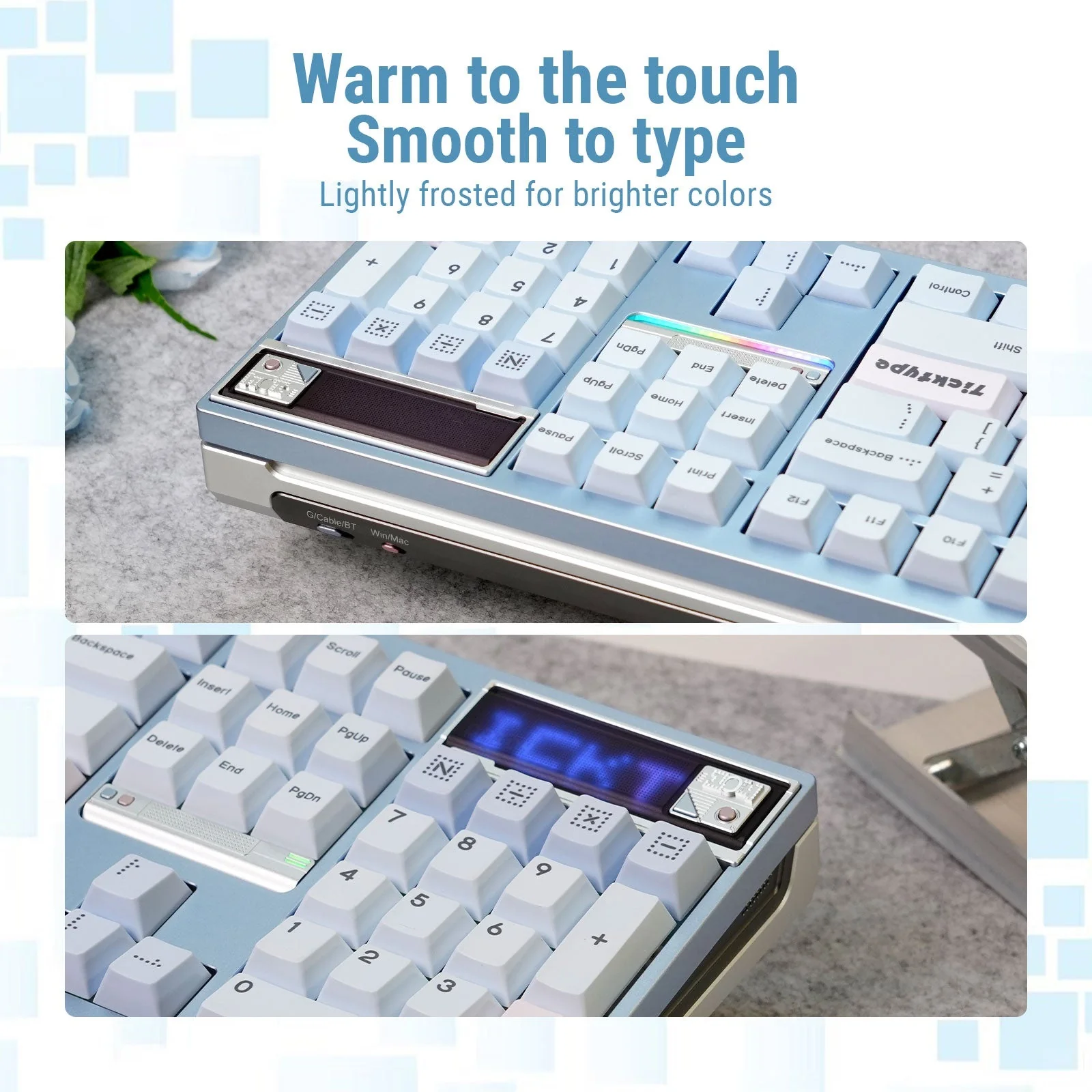 Ticktype DP104 8K Aluminum Wireless RGB Keyboard - Image 34