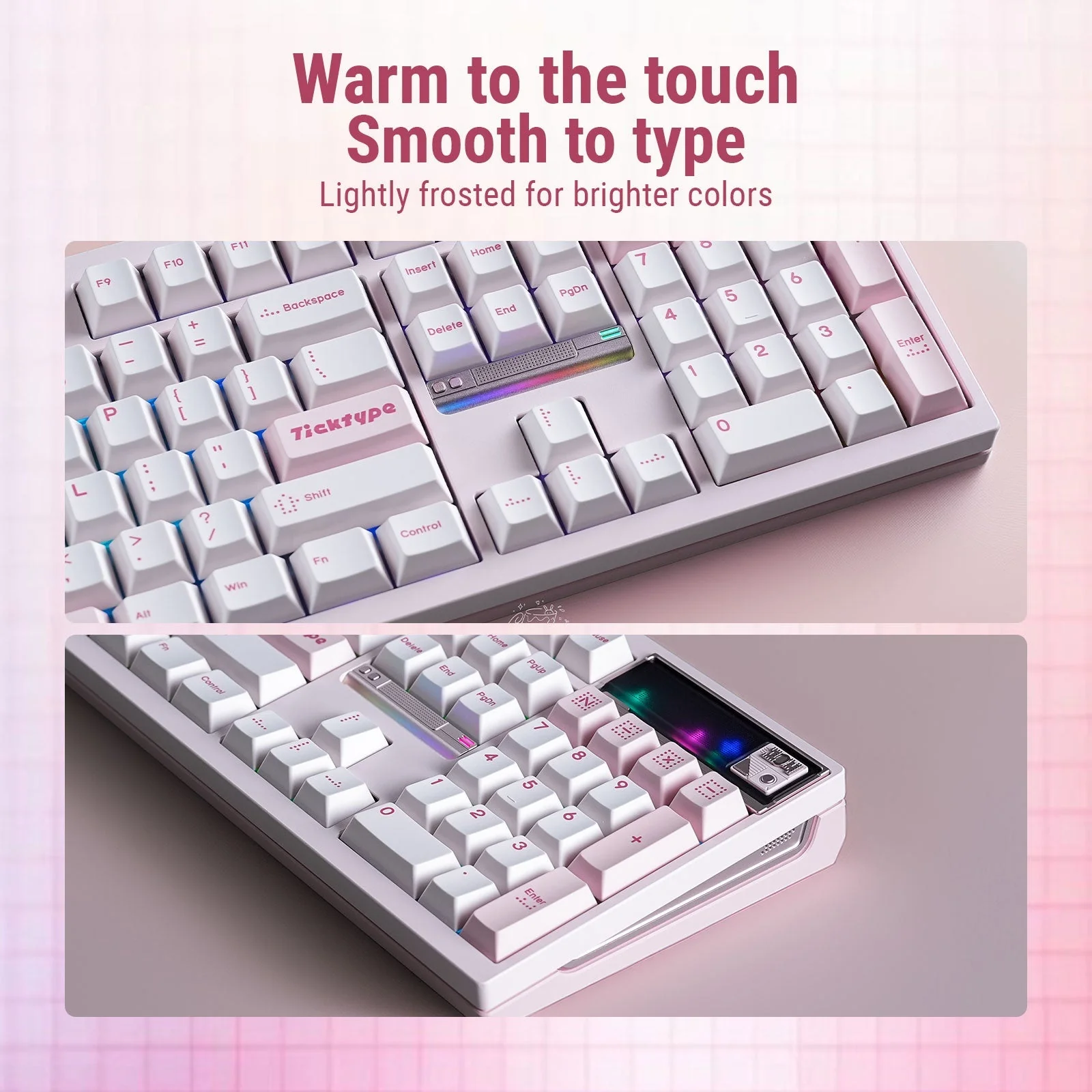 Ticktype DP104 8K Aluminum Wireless RGB Keyboard - Image 41