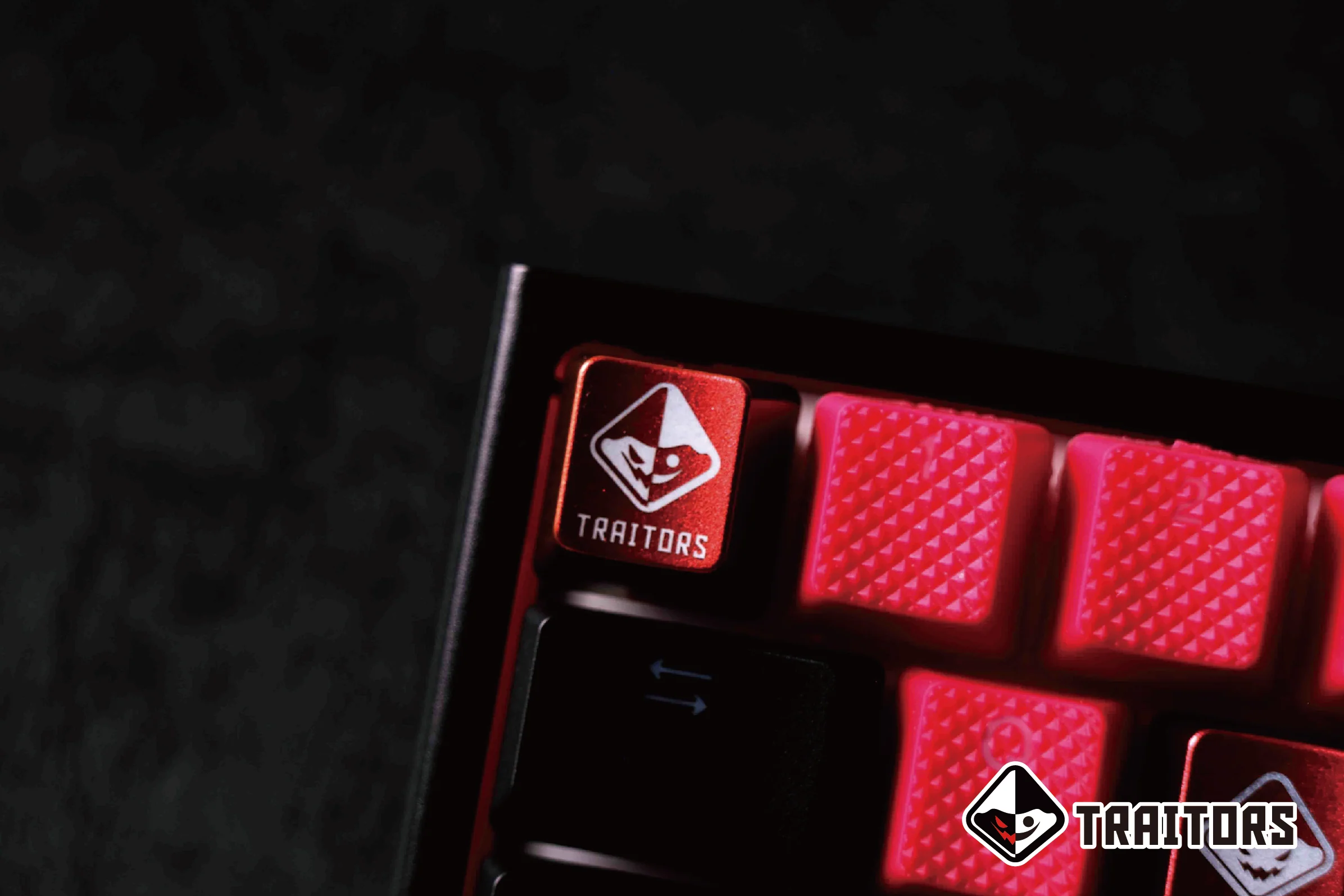 Traitors Classic Colorshifting Backlit 6 Key OEM Profile Laser Engraved ABS Keycap Set - Image 7