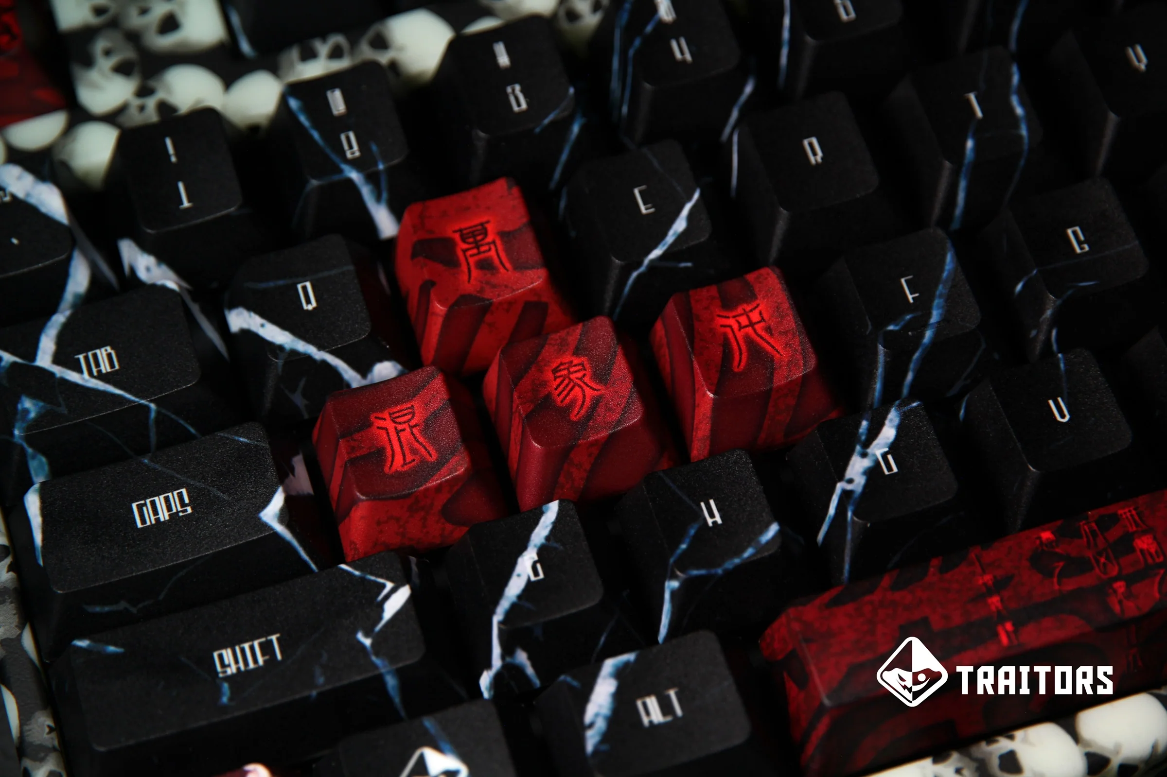 Traitors Hundun 6 Key OEM Profile Key Dye Sub PBT Keycap Set - Image 7