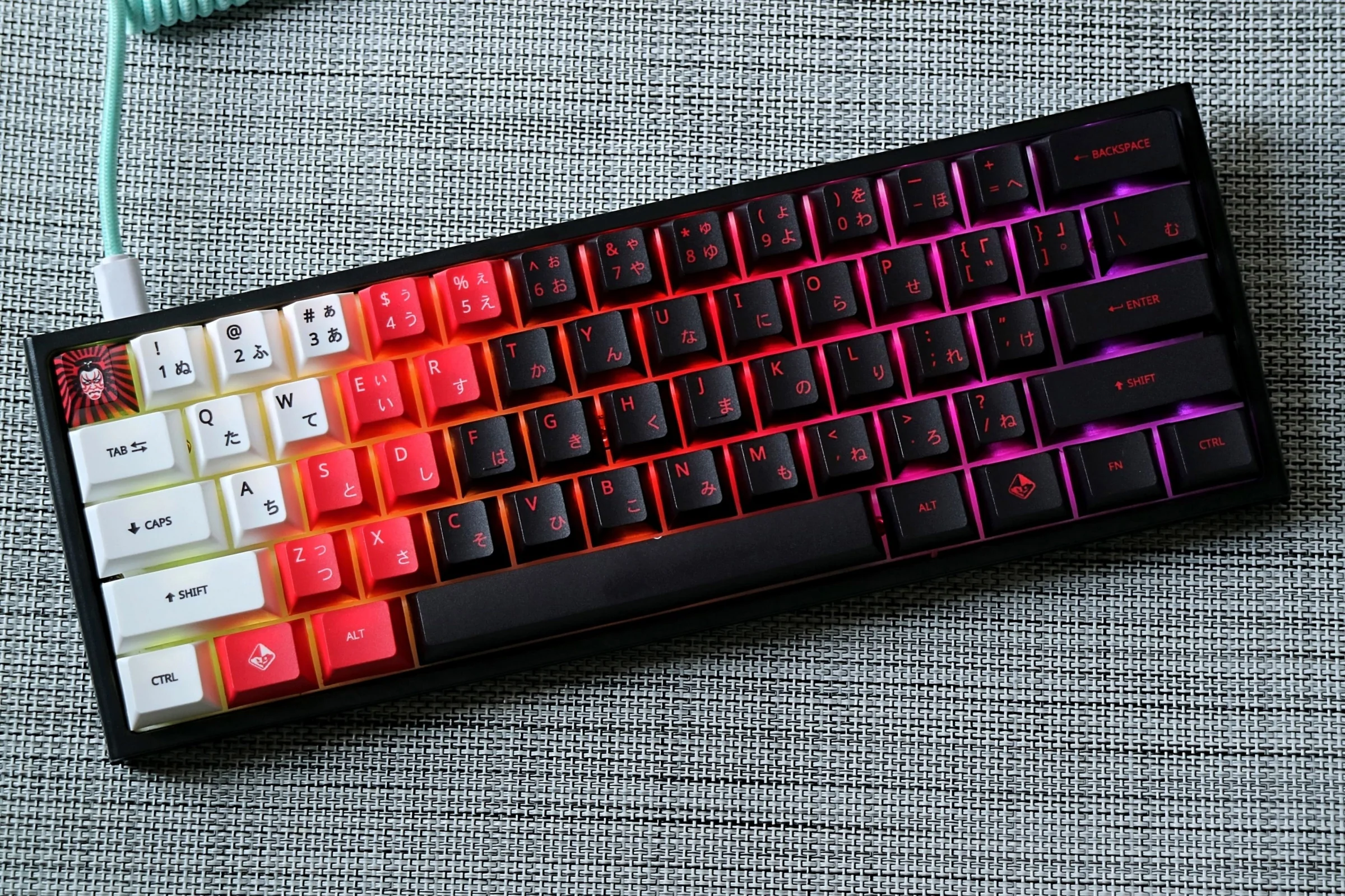Traitors Kabuki 108 Key Cherry Profile Reverse Dye Sub PBT Keycap Set - Image 7