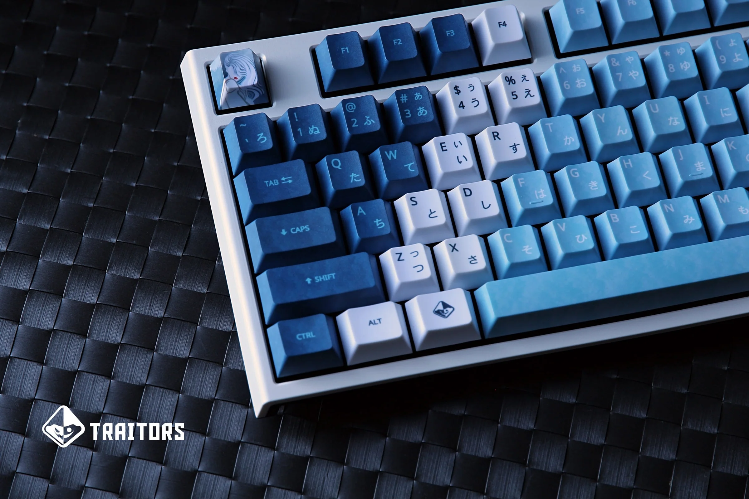 Traitors Yuki Onna 109 Key Cherry Profile Dye Sub PBT Keycap Set - Image 2