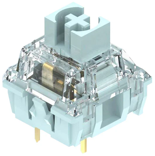 TTC Bluish White 42g Tactile Plate Mount Lubed Switches
