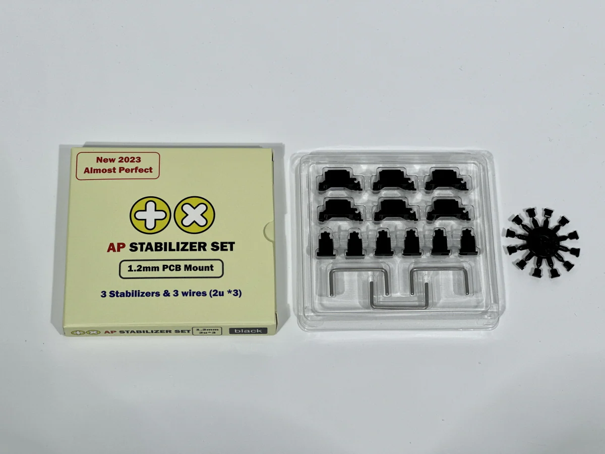 TX AP Stabilizers 1.2mm PCB Mount Clip-in 2u Kit (3 pack)