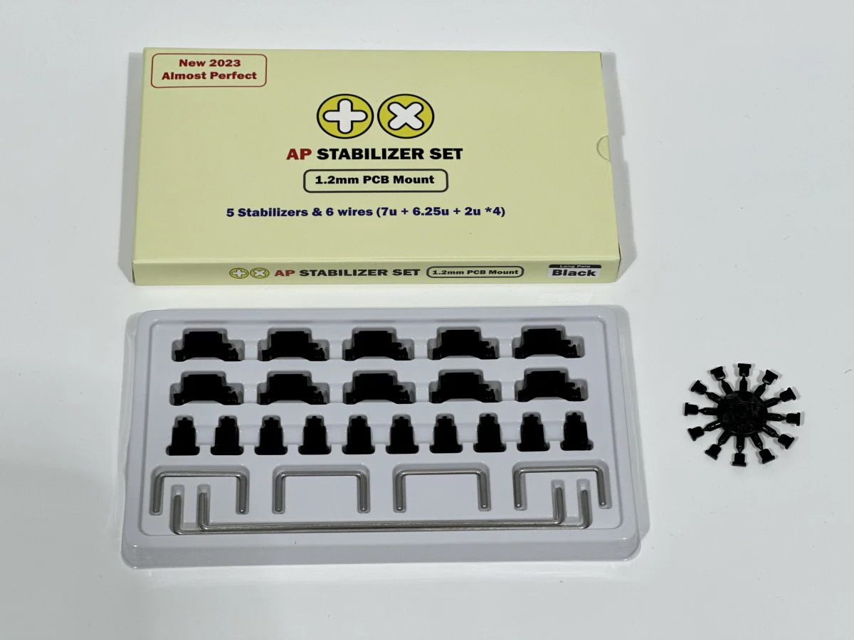 TX AP Stabilizers 1.2mm PCB Mount Clip-in TKL Kit - Image 3