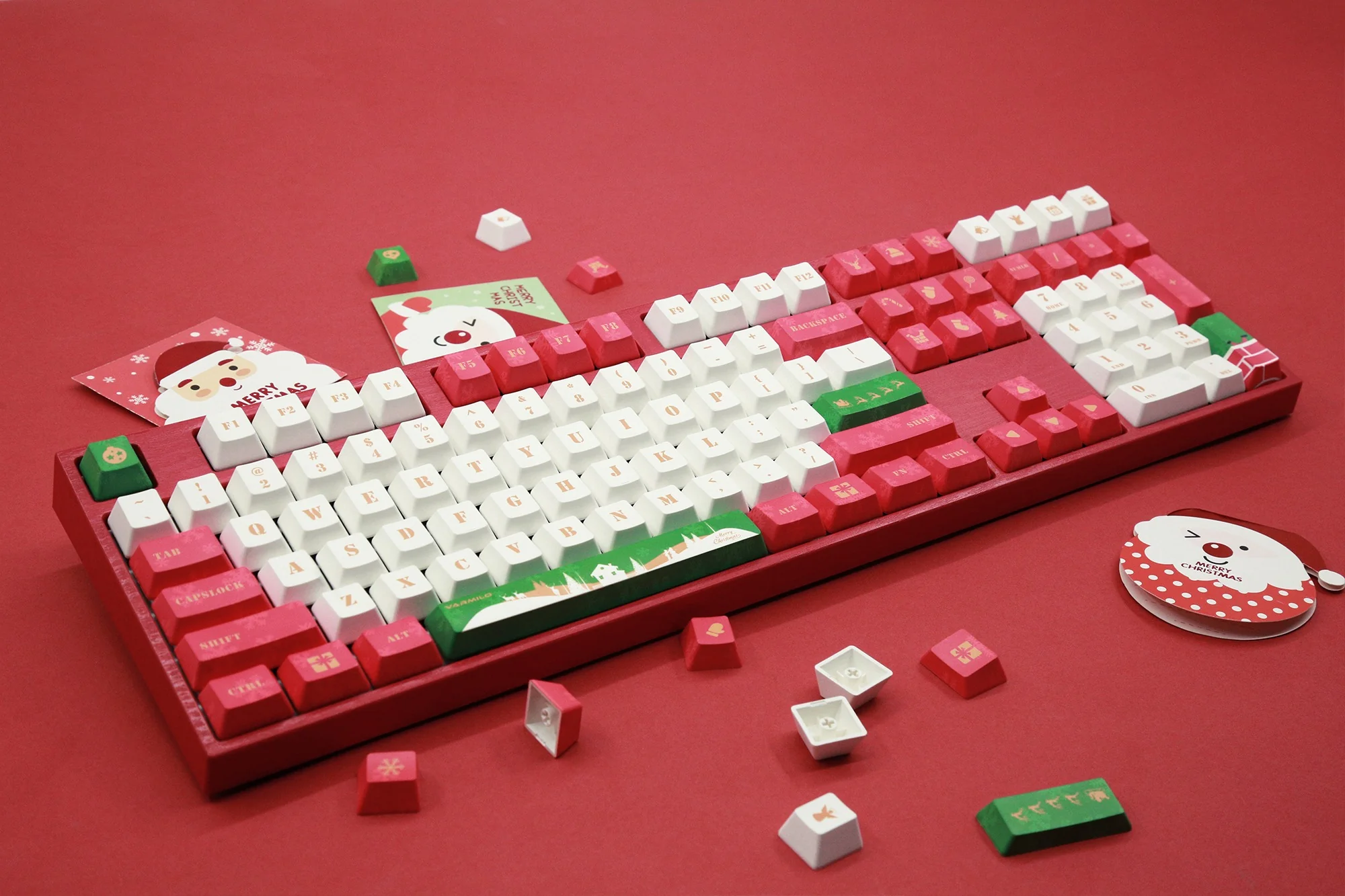 Varmilo Christmas 108 Key Varmilo Profile Dye Sub PBT Keycap Set - Image 5
