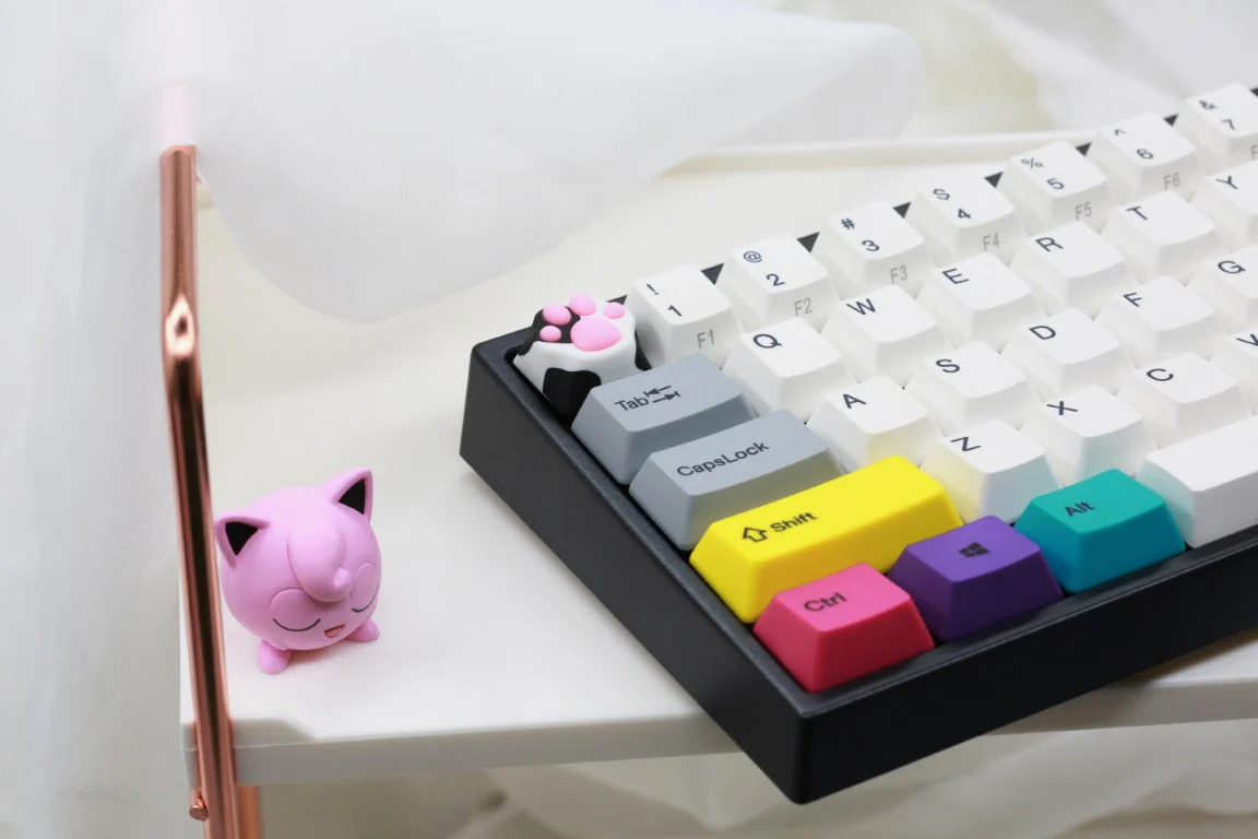 Varmilo Dairy Cow Kitty Paw ABS / Silicone Keycap - Image 3