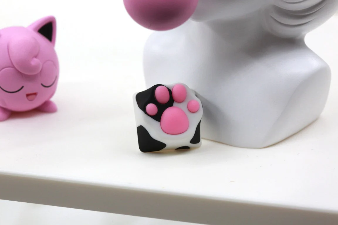 Varmilo Dairy Cow Kitty Paw ABS / Silicone Keycap - Image 4