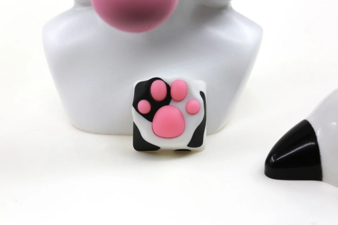 Varmilo Dairy Cow Kitty Paw ABS / Silicone Keycap - Image 6
