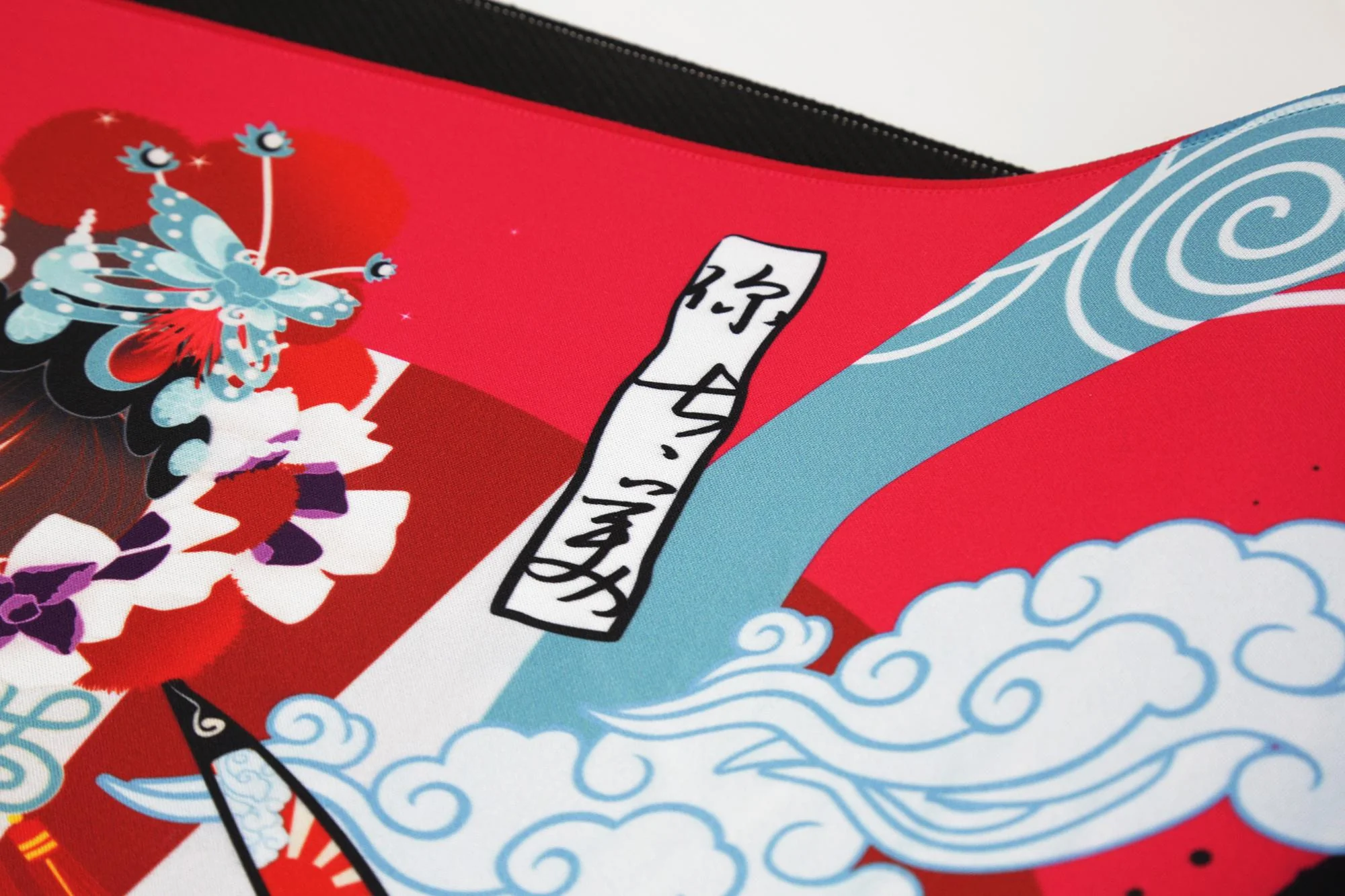 Varmilo Extra Large Consort Yu Beijing Opera Desk Mat with Stitched Edges - Image 6