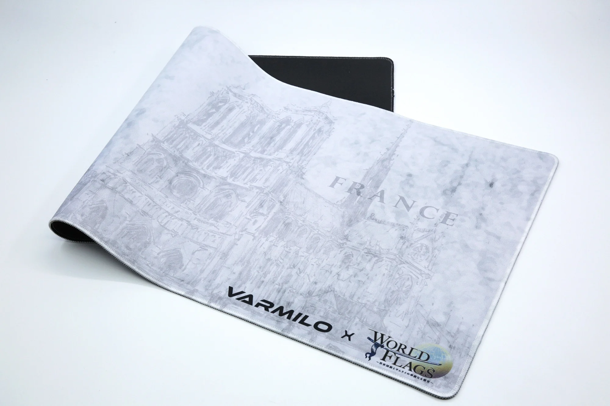 Varmilo Extra Large Olympics France Desk Mat with Stitched Edges - Image 3