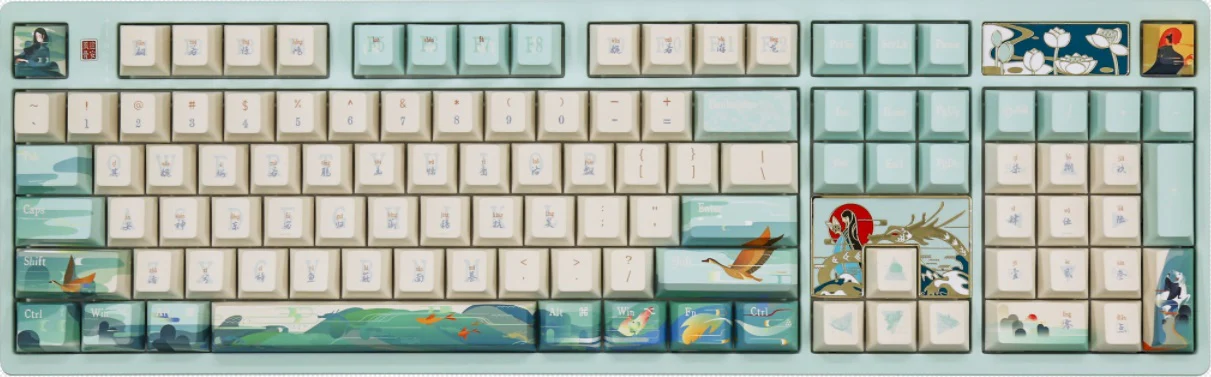 Varmilo Goddess LuoShen VA100 Hotswap Bluetooth RGB Cherry PBT Mechanical Keyboard