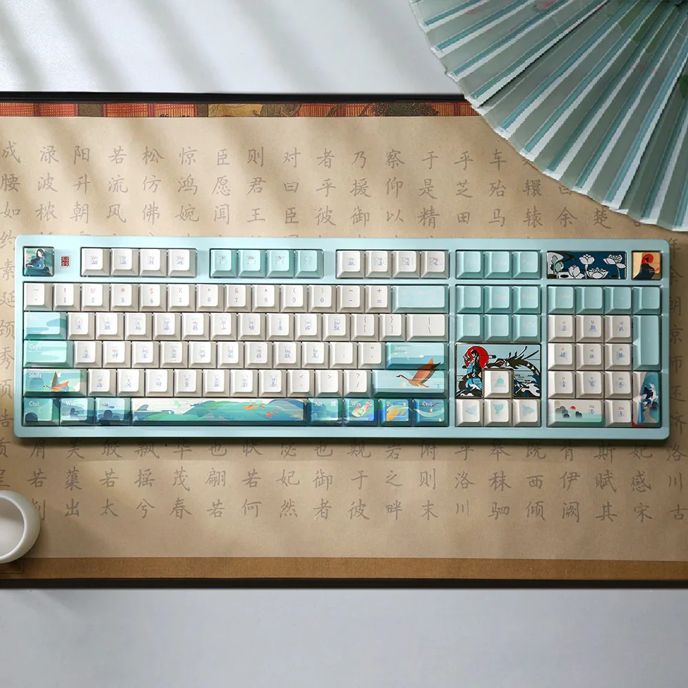 Varmilo Goddess LuoShen VA100 Hotswap Bluetooth RGB Cherry PBT Mechanical Keyboard - Image 14